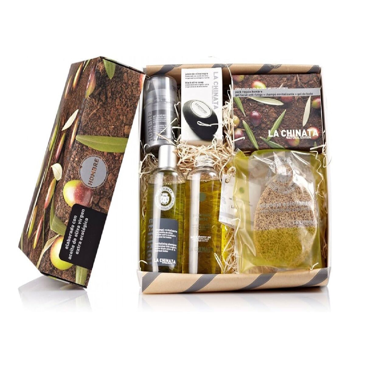 Cosmeticaset voor heren La Chinata Medium Gift 6 Onderdelen - Schoonheid, Huidverzorging - La Chinata