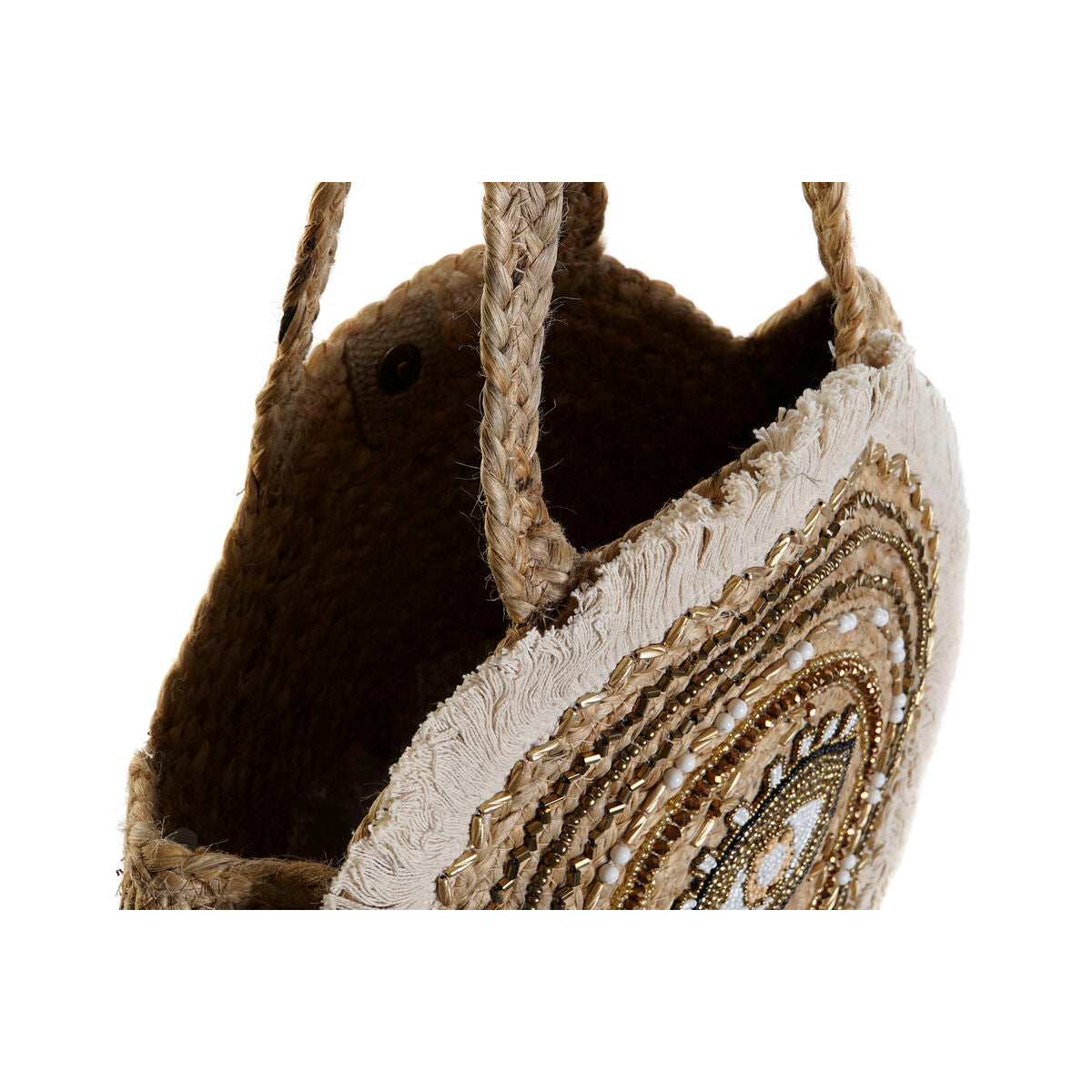 Handtas Dames DKD Home Decor Zwart Beige Natuurlijk 36 x 12 x 36 cm (2 Stuks) - Bagage, Tassen - DKD Home Decor
