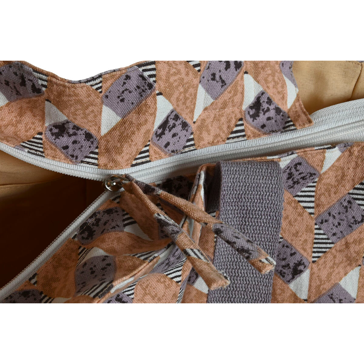 Handtas Dames Home ESPRIT Bruin Turkoois Koraal 55 x 14 x 35 cm (3 Stuks) - Bagage, Tassen - Home ESPRIT