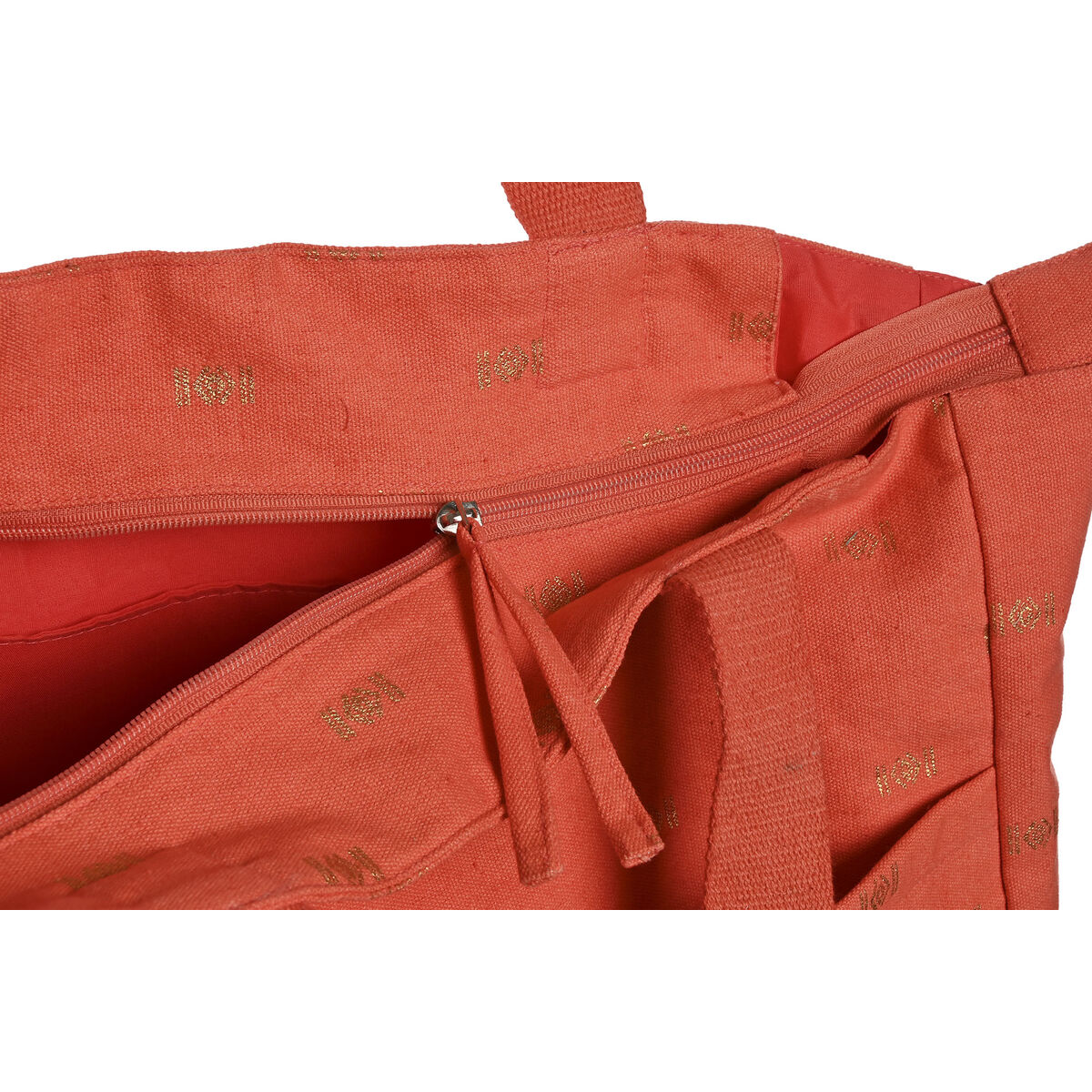 Handtas Dames Home ESPRIT Blauw Groen Beige Koraal 55 x 14 x 35 cm (3 Stuks) - Bagage, Tassen - Home ESPRIT