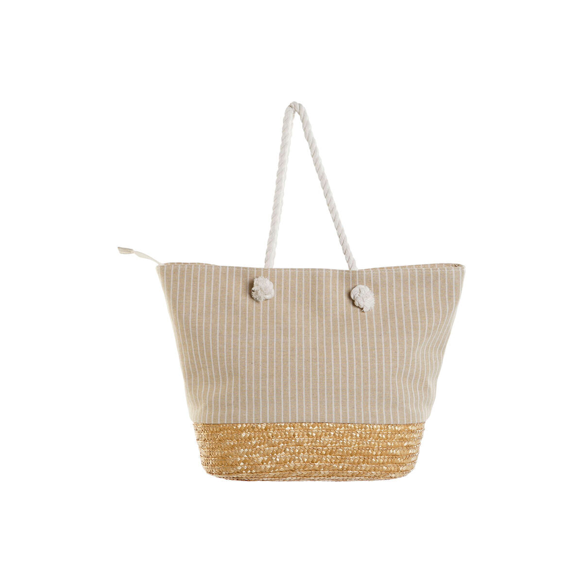 Handtas Dames Home ESPRIT Blauw Beige Natuurlijk 52 x 16 x 33 cm (2 Stuks) - Bagage, Tassen - Home ESPRIT
