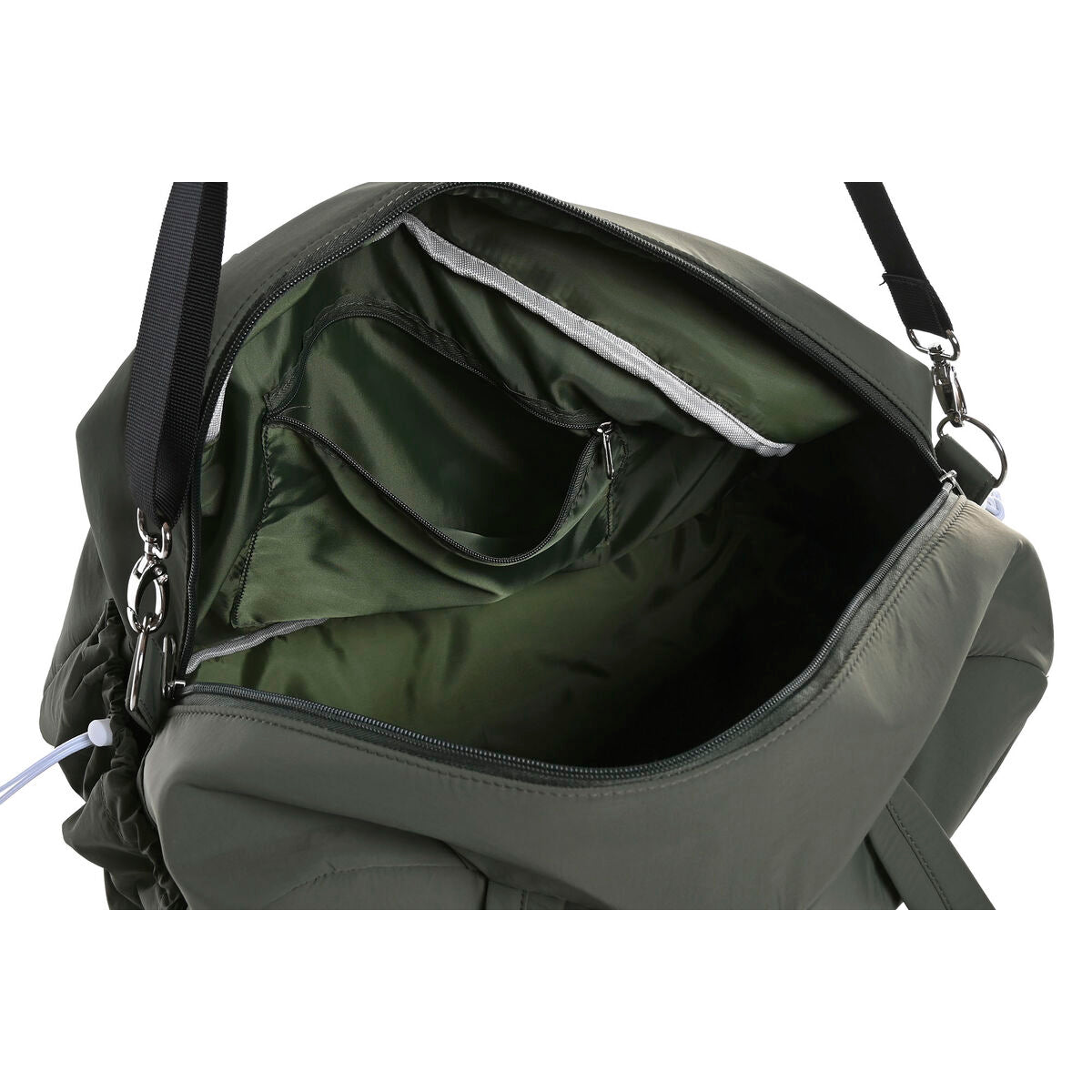 Handtas Dames Home ESPRIT Groen Beige Lila 42 x 19 x 30 cm (3 Stuks)