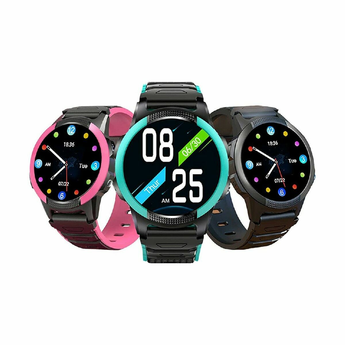 Smartwatch voor Kinderen Save Family Slim Groen 1,28"