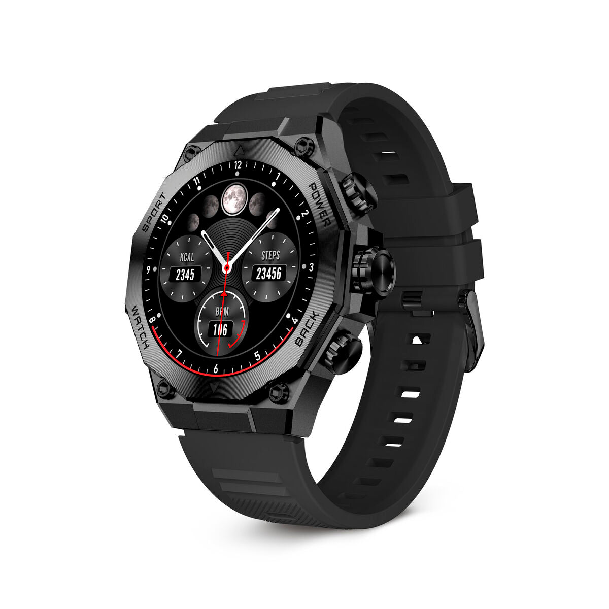 Smartwatch KSIX Titanium Zwart 1,43"
