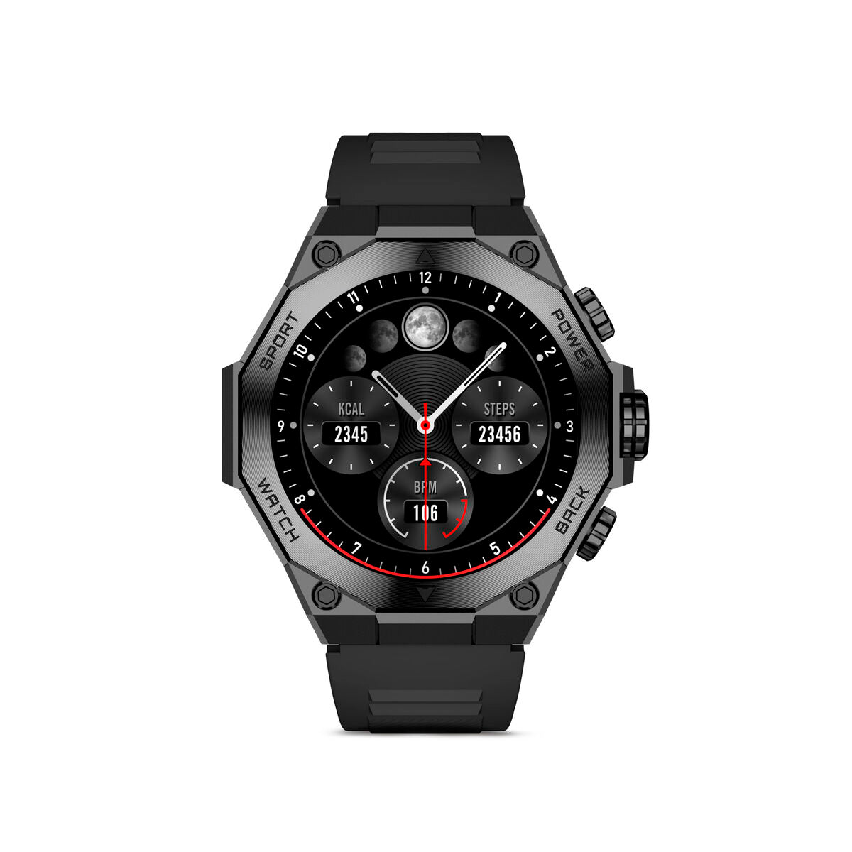 Smartwatch KSIX Titanium Zwart 1,43"