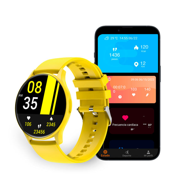 Smartwatch KSIX Core 1,43" Yellow