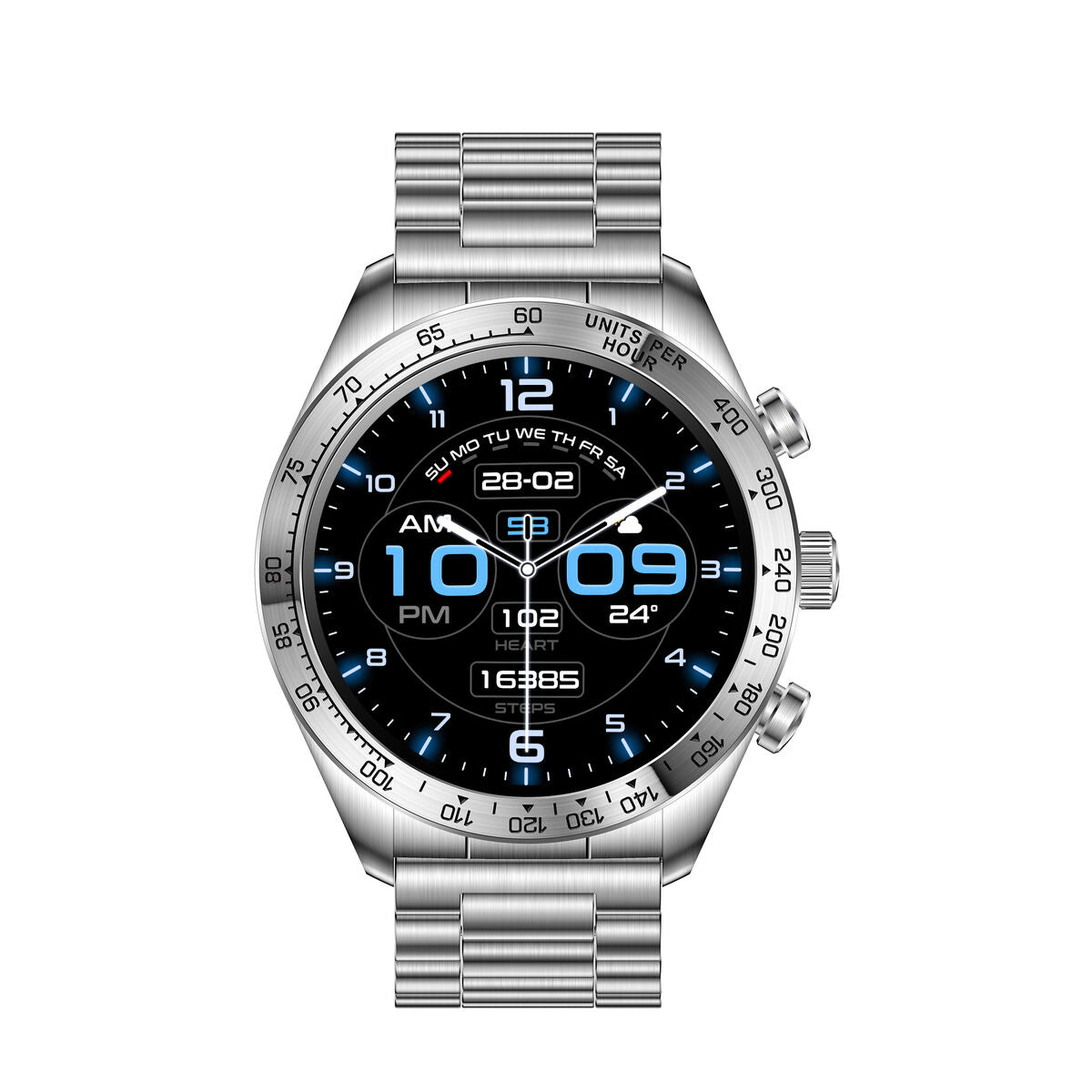 Smartwatch KSIX KSIX Elite Zilverkleurig 1,43" - Elektronica - KSIX