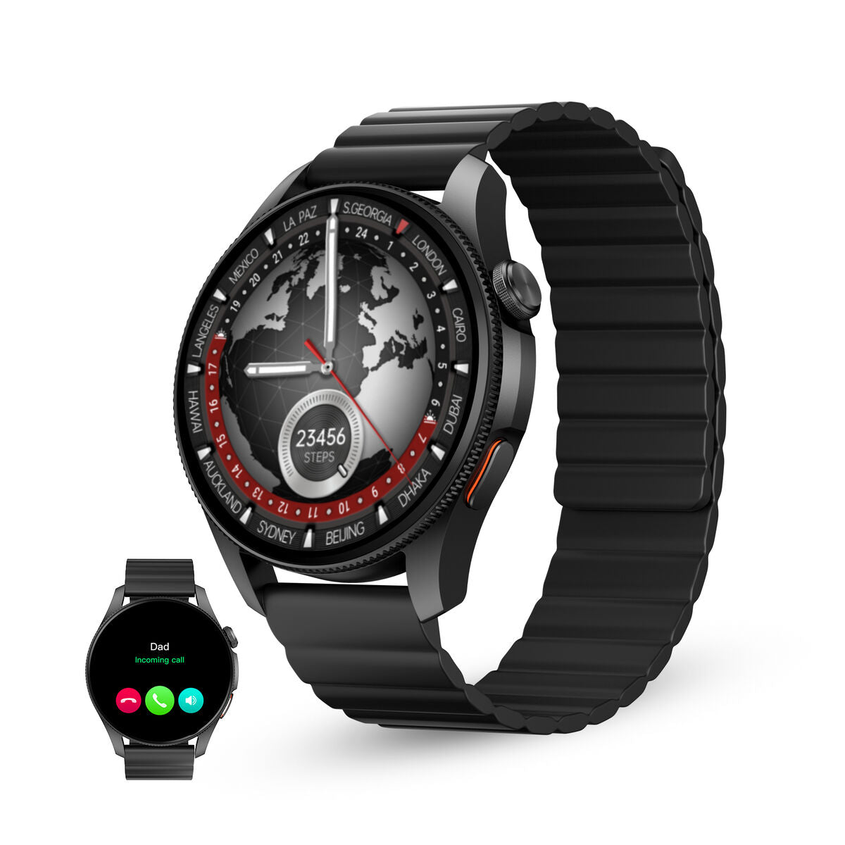 Smartwatch KSIX KSIX Horizon Zwart 1,43" 46 mm - Elektronica - KSIX