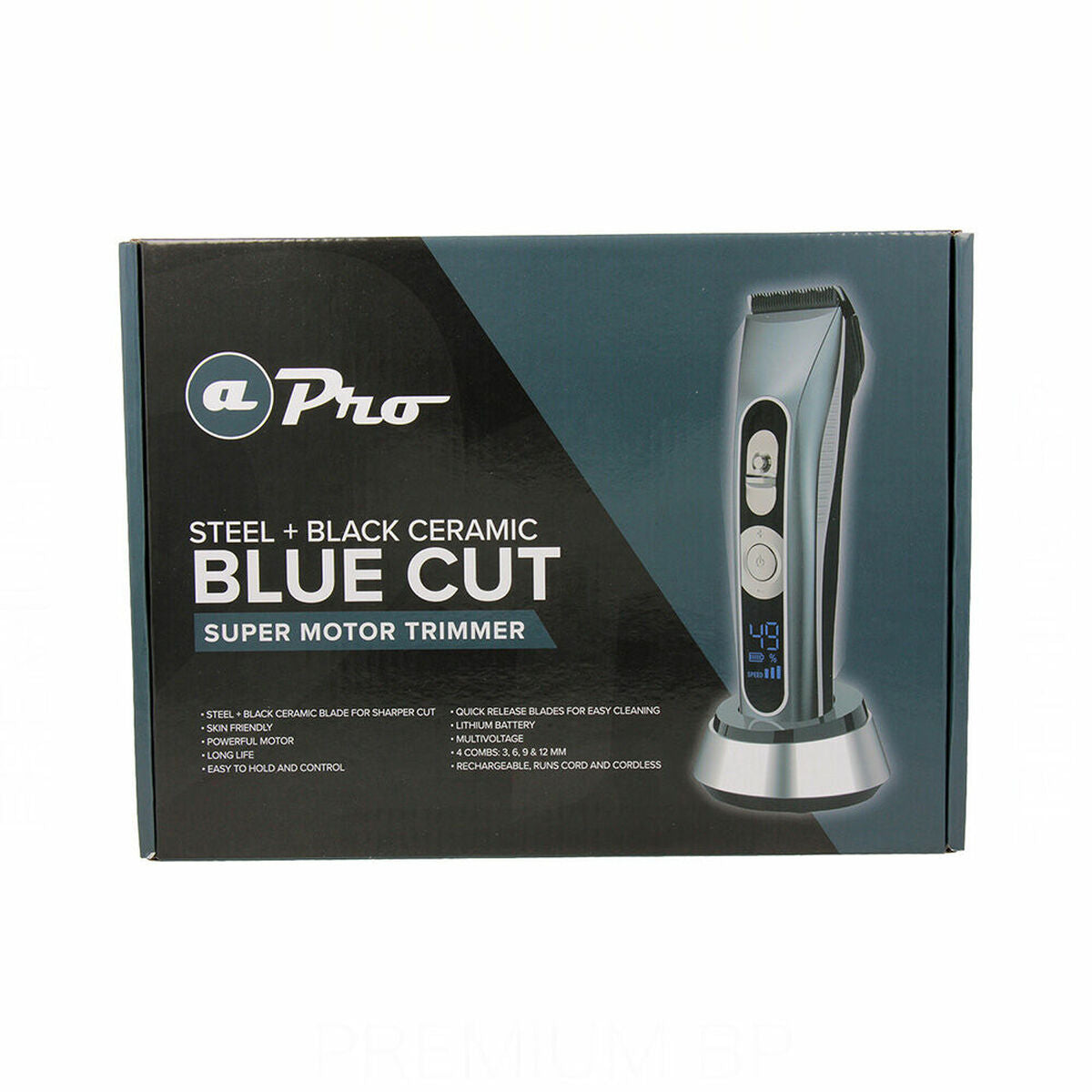 Baard en haar trimmer Albi Pro Blue Cut 10W - Schoonheid, Haarverzorging - Albi Pro