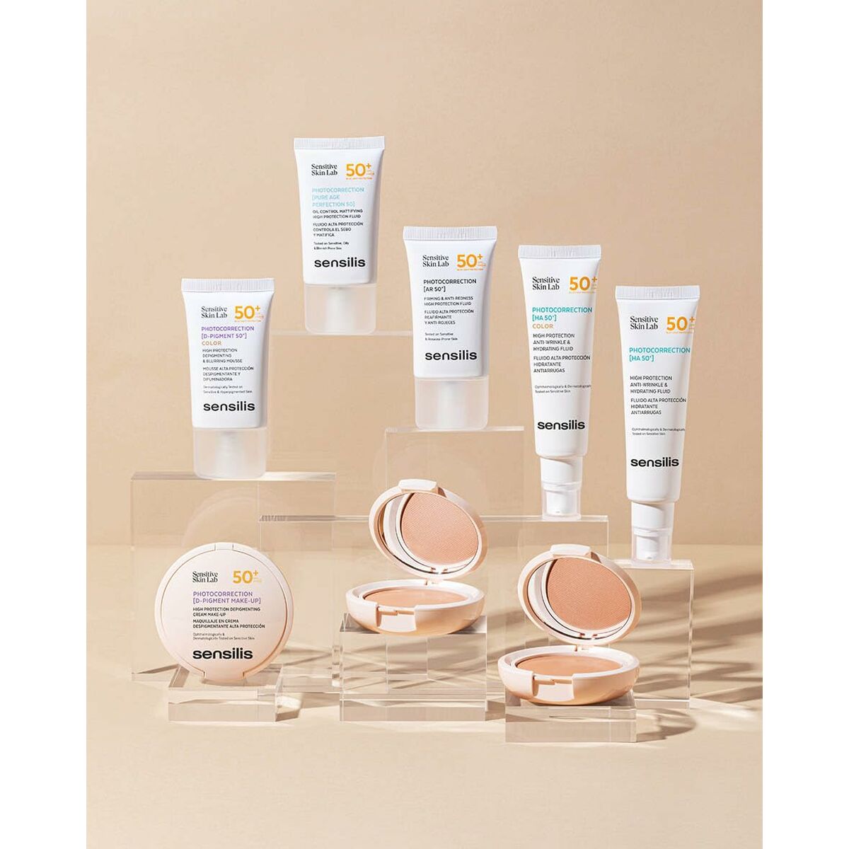 Crème Make - up Basis Sensilis PHOTOCORRECTION [MAKE UP] Nº 03 Spf 50+ 10 g - Schoonheid, Make - up - Sensilis