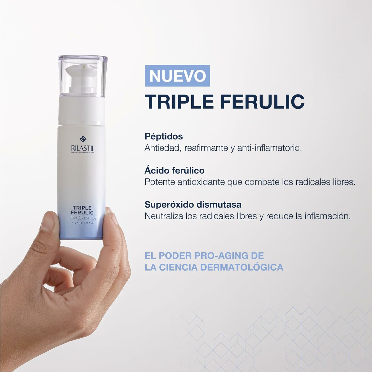 Gezichtsserum Rilastil TRIPLE FERULIC 30 ml - Schoonheid, Huidverzorging - Rilastil