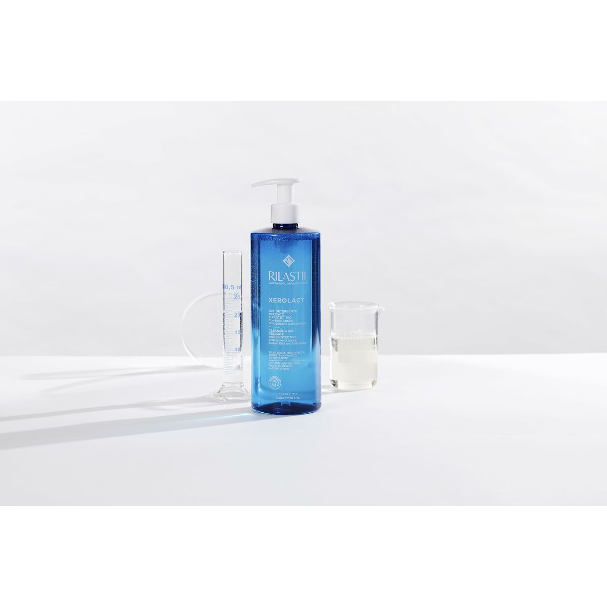 Gezichtsreinigingsgel Rilastil XEROLACT 750 ml