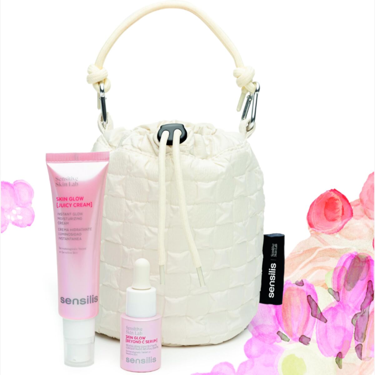 Cosmeticaset voor Dames Sensilis SKIN GLOW FACIAL 2 Onderdelen - Schoonheid, Huidverzorging - Sensilis