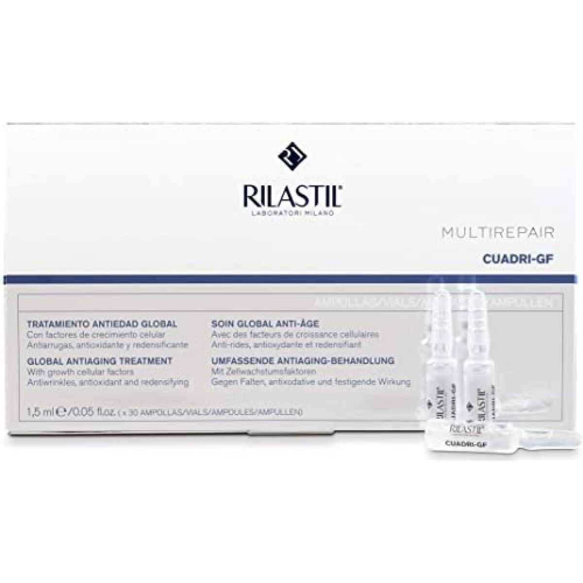 Ampullen Rilastil Cuadri Gf 1,5 ml Anti - Aging - Schoonheid, Huidverzorging - Rilastil