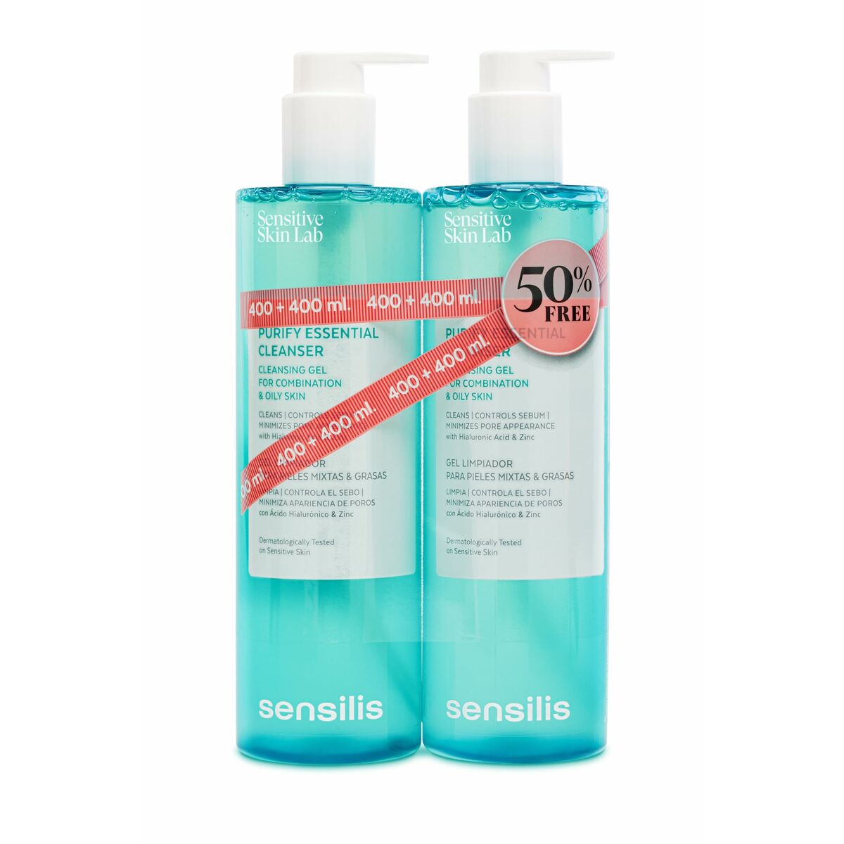 Gezichtsreinigingsgel Sensilis Purify Essential 2 x 400 ml - Schoonheid, Huidverzorging - Sensilis