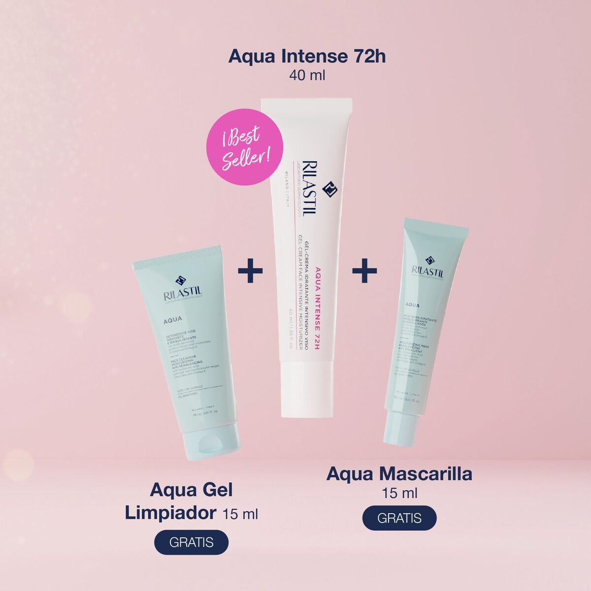 Cosmeticaset voor Dames Rilastil RILASTIL INTENSE 3 Onderdelen - Schoonheid, Huidverzorging - Rilastil