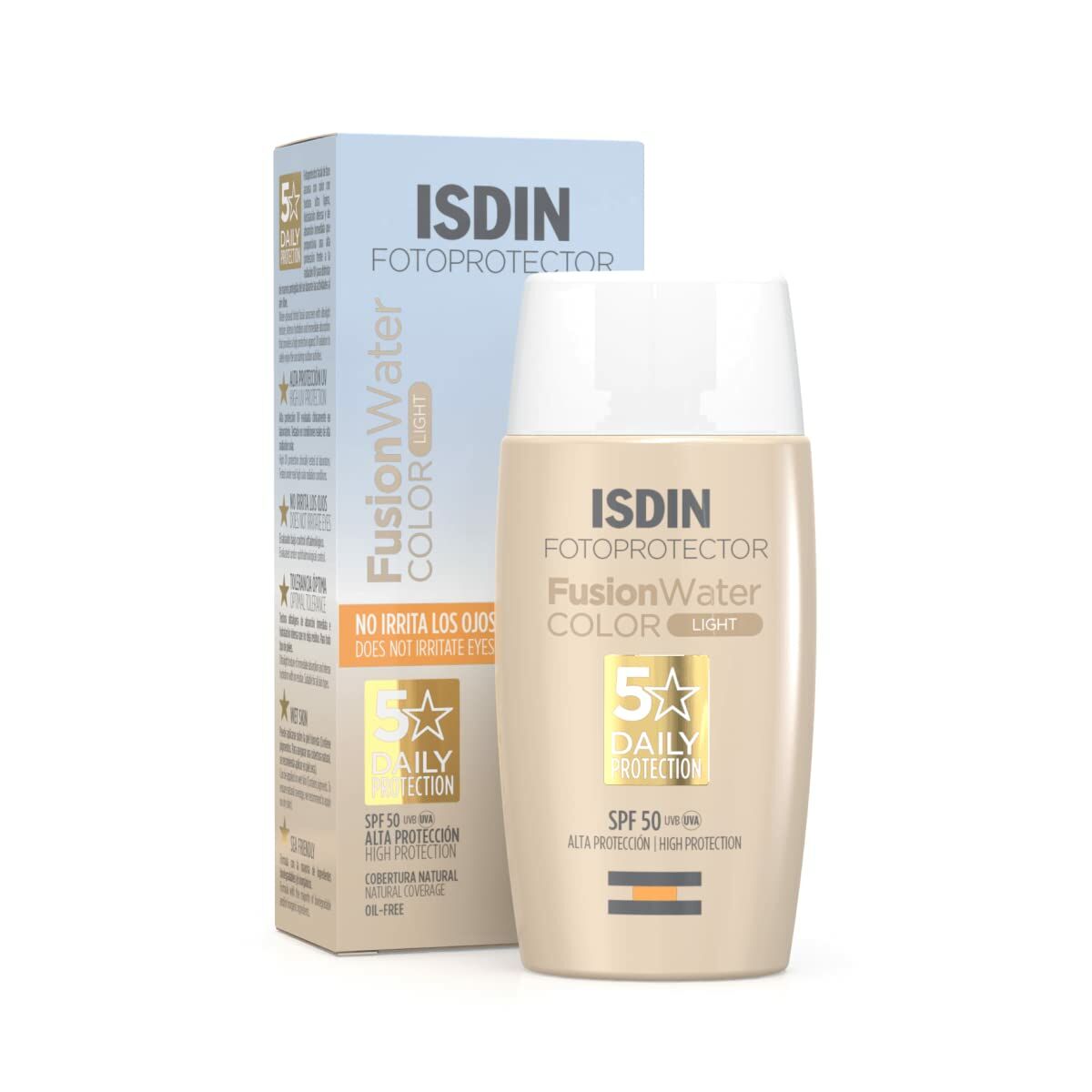 Zonnebrandcrème met Kleur Isdin Fotoprotector Light Claro Spf 50 50 ml - Schoonheid, Huidverzorging - Isdin