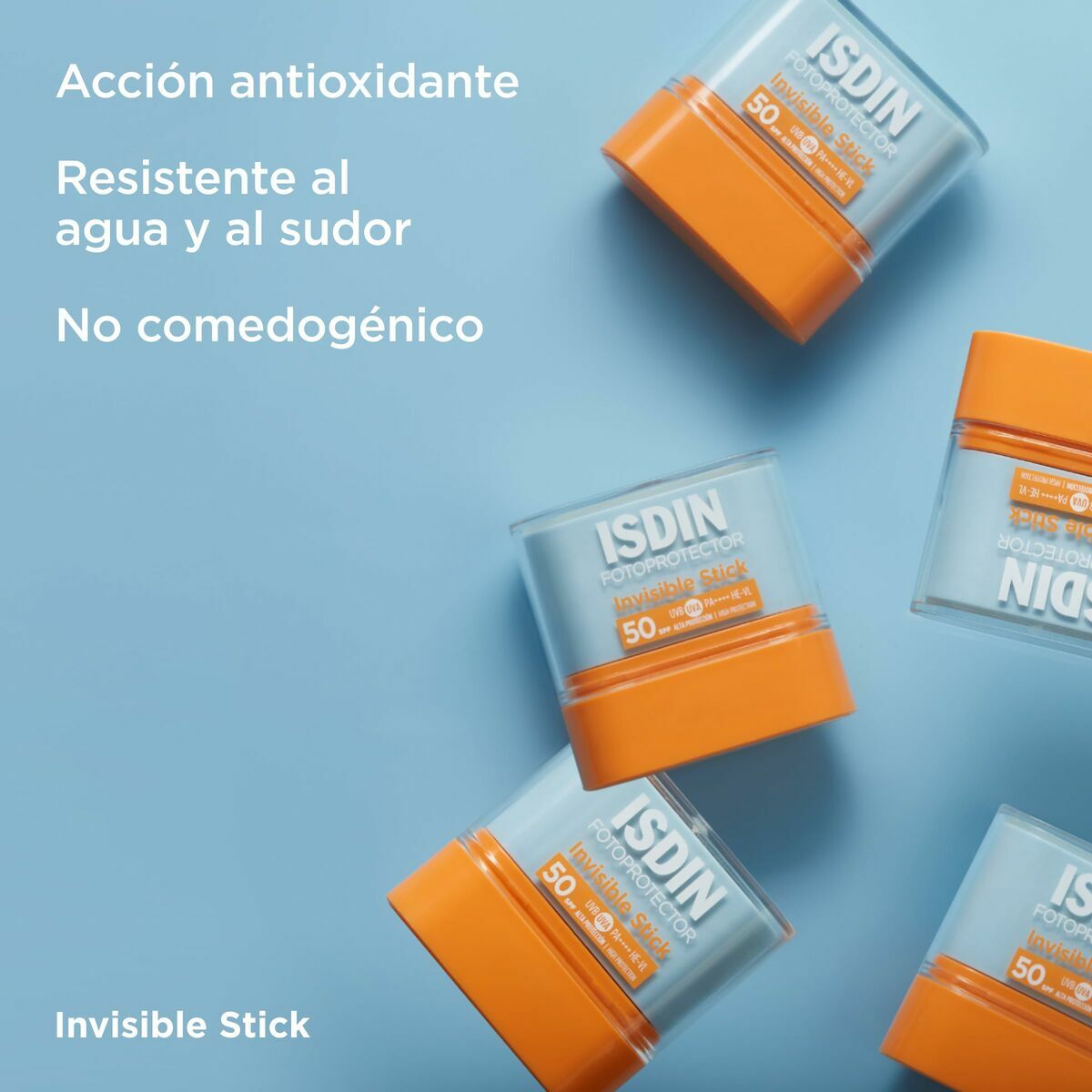 Zonnebrandstick Isdin Invisible Stick Spf 50 10 g