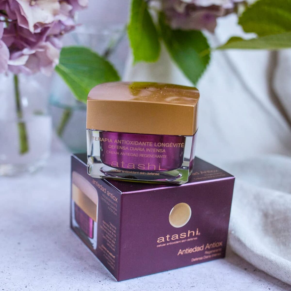 Gezichtscrème Atashi Cellular Antioxidant Skin Defense 50 ml - Schoonheid, Huidverzorging - Atashi