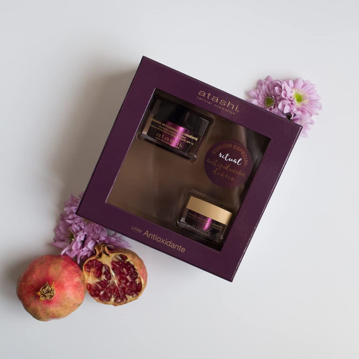 Cosmeticaset voor Dames Atashi RITUAL ANTIOXIDANTE 2 Onderdelen - Schoonheid, Huidverzorging - Atashi