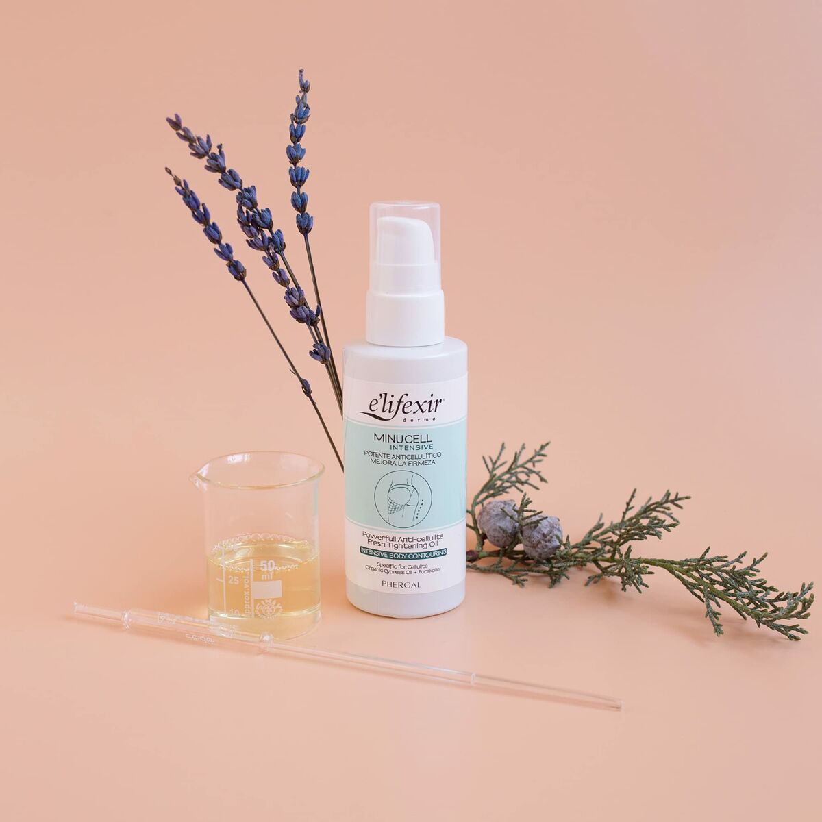 Anti - Cellulitis Lichaamsolie Elifexir Minucell Intensive 100 ml - Schoonheid, Huidverzorging - Elifexir