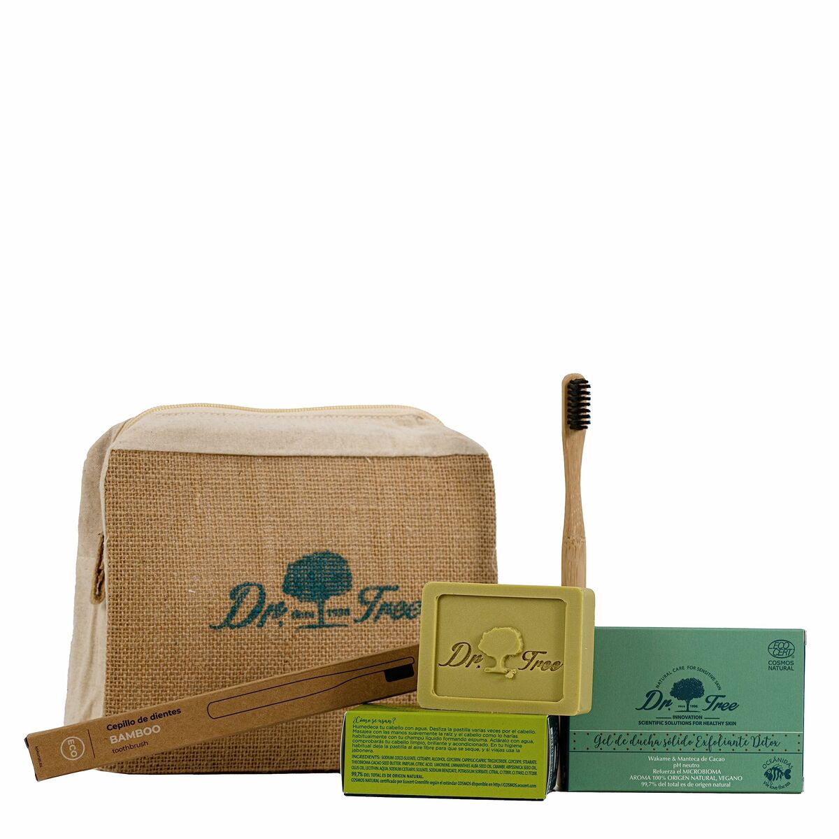 Doucheset Dr. Tree The traveler's kit Gevoelige huid 4 Onderdelen - Schoonheid, Baden en persoonlijke hygiëne - Dr. Tree