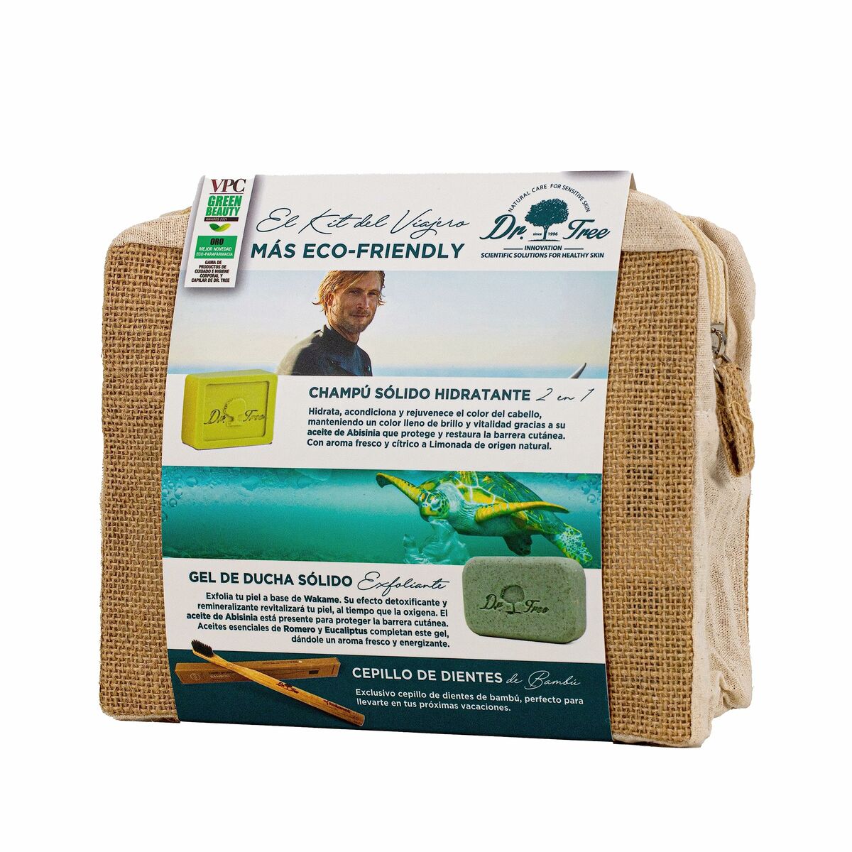 Doucheset Dr. Tree The traveler's kit Gevoelige huid 4 Onderdelen - Schoonheid, Baden en persoonlijke hygiëne - Dr. Tree