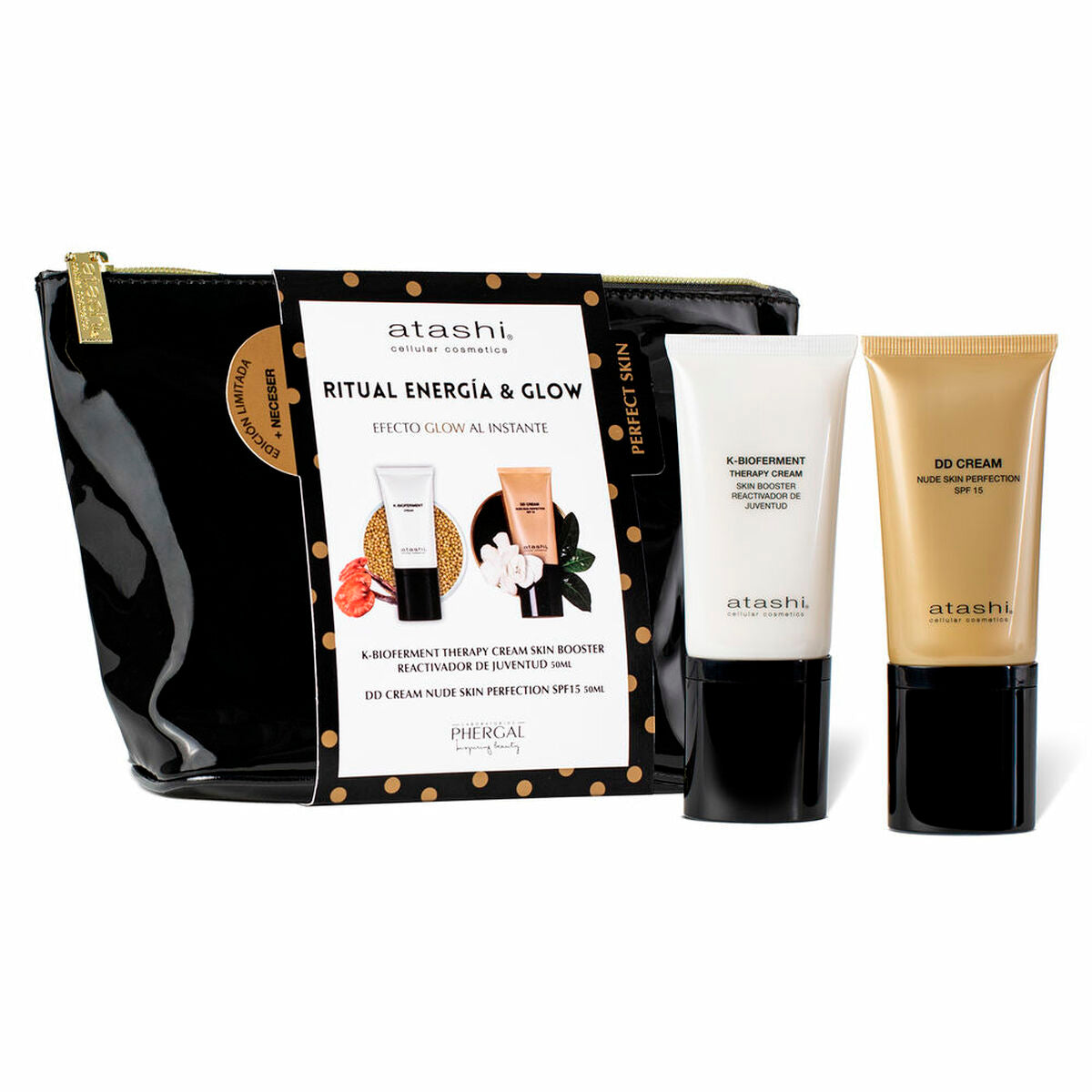 Make - up Set Atashi CELULLAR COSMETIC 3 Onderdelen - Schoonheid, Gebruiksvoorwerpen en accessoires - Atashi