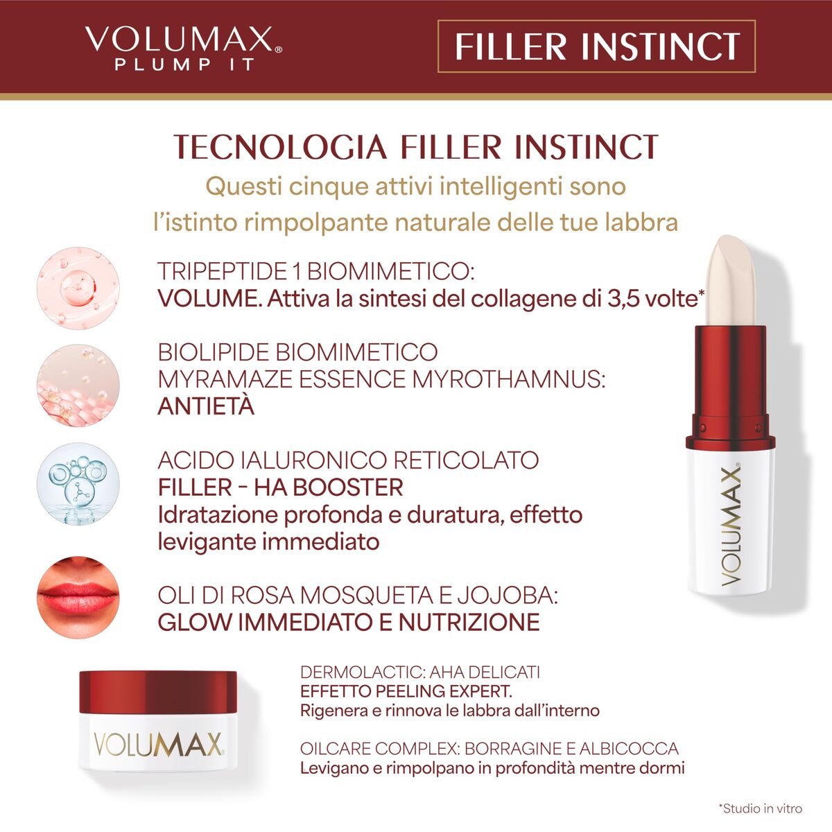 Cosmeticaset voor Dames Volumax VOLUMAX PLUMP IT 2 Onderdelen