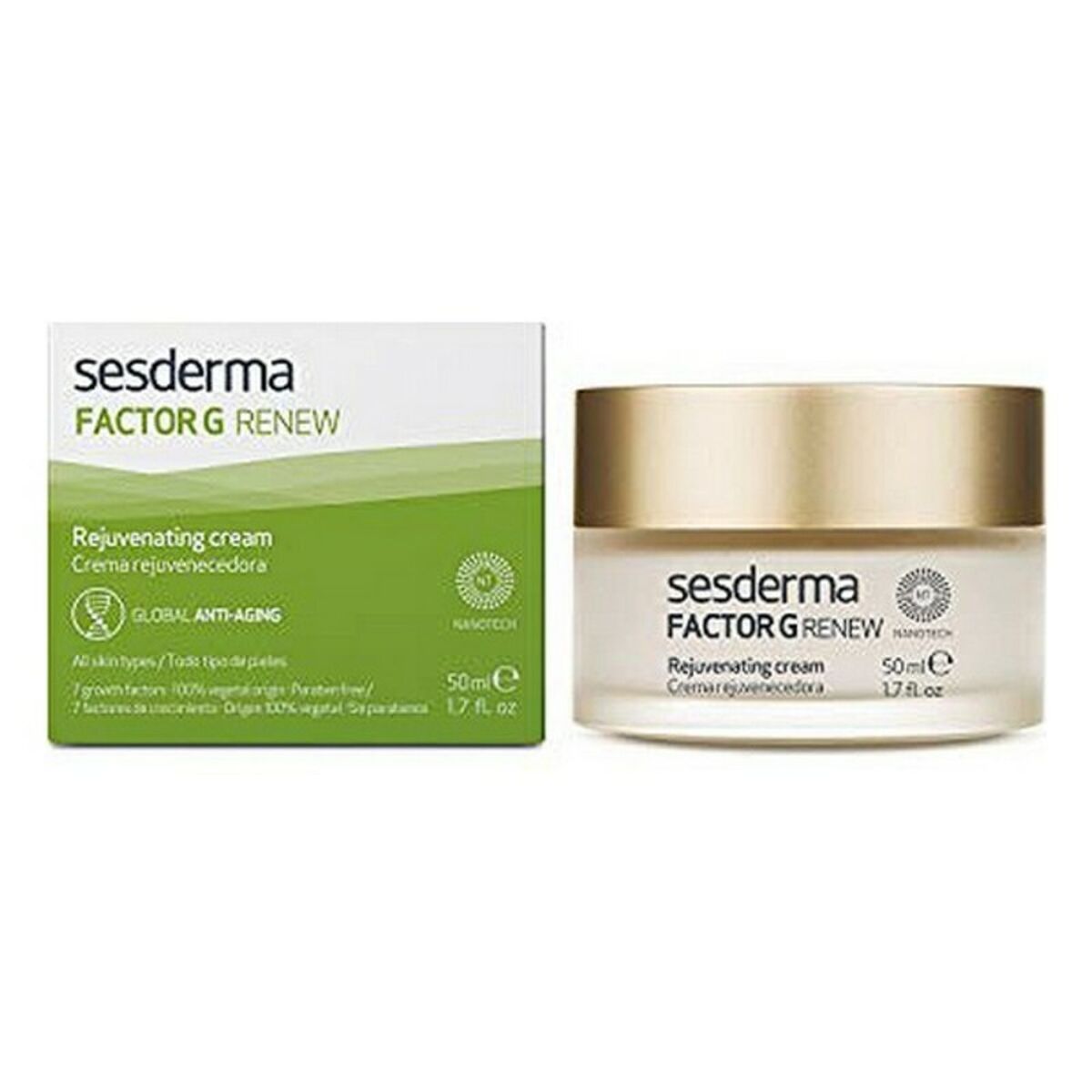 Anti - Veroudering Crème Sesderma Factor G Renew 50 ml - Schoonheid, Huidverzorging - Sesderma