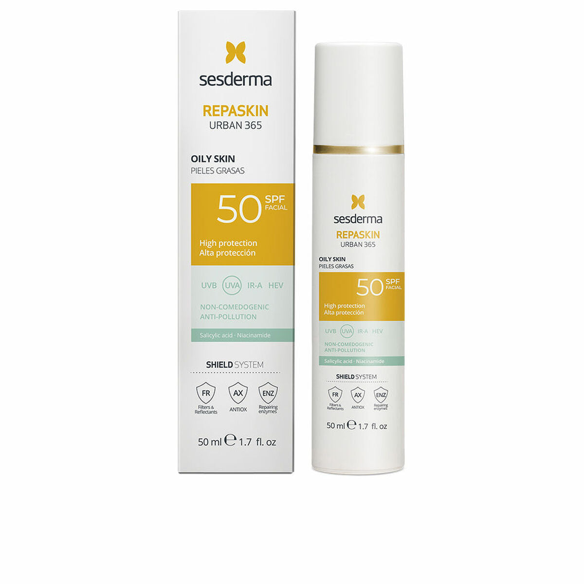 Zonnebrandcrème Sesderma REPASKIN Spf 50 50 ml - Schoonheid, Huidverzorging - Sesderma