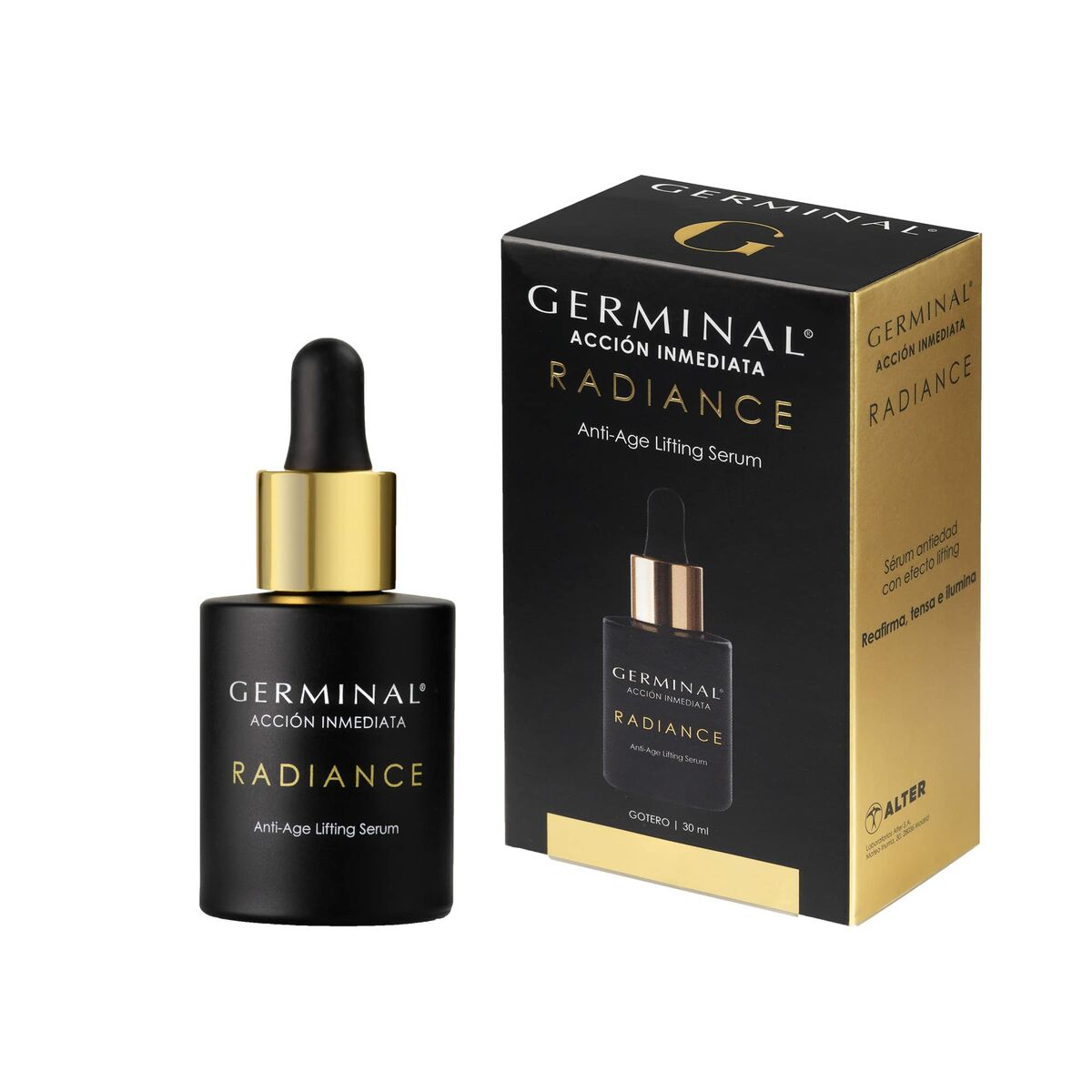 Anti - Veroudering Serum Germinal Acción Inmediata Radiance 30 ml Liftend effect - Schoonheid, Huidverzorging - Germinal