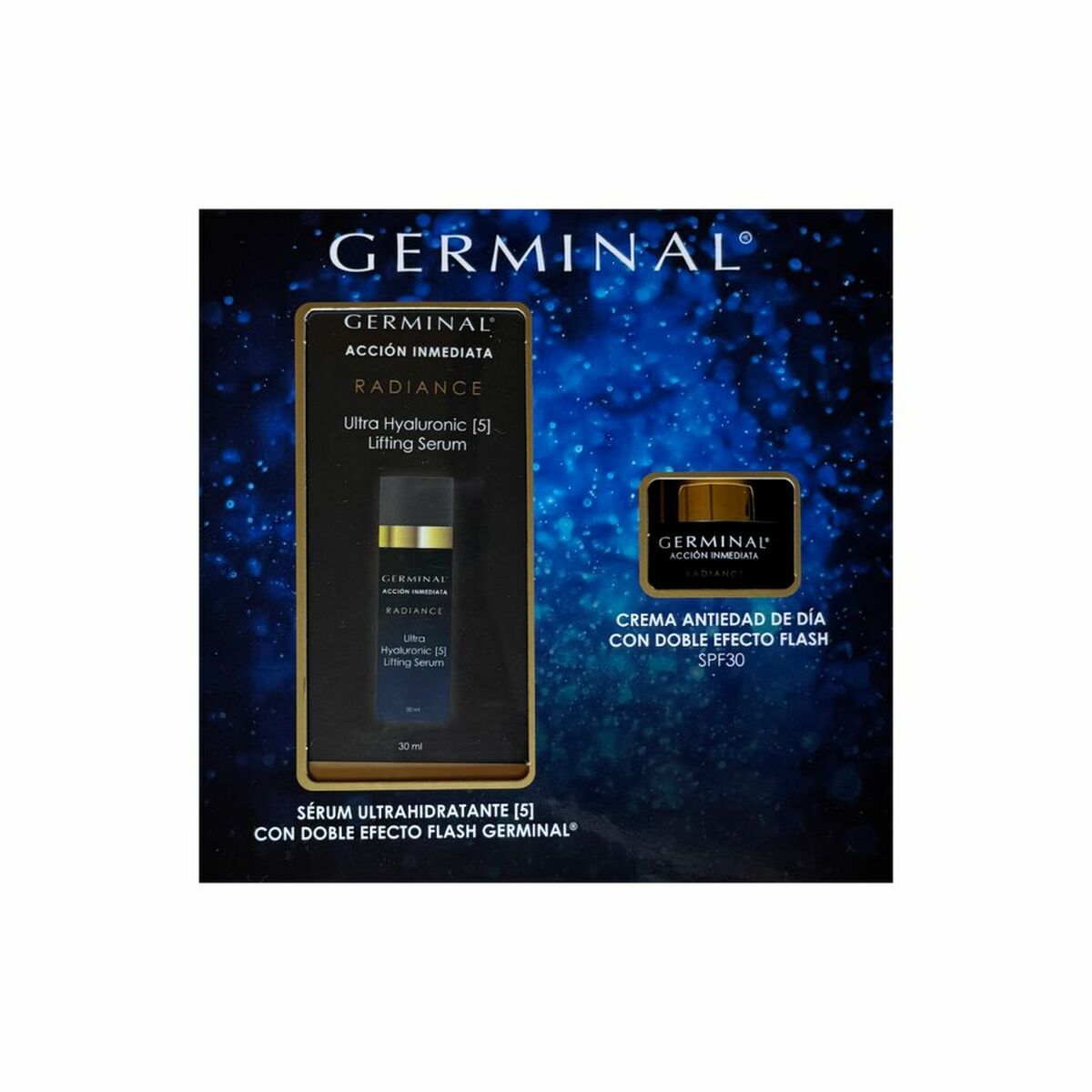 Unisex Cosmetica Set Germinal ACCIÓN INMEDIATA RADIANCE 2 Onderdelen - Schoonheid, Huidverzorging - Germinal