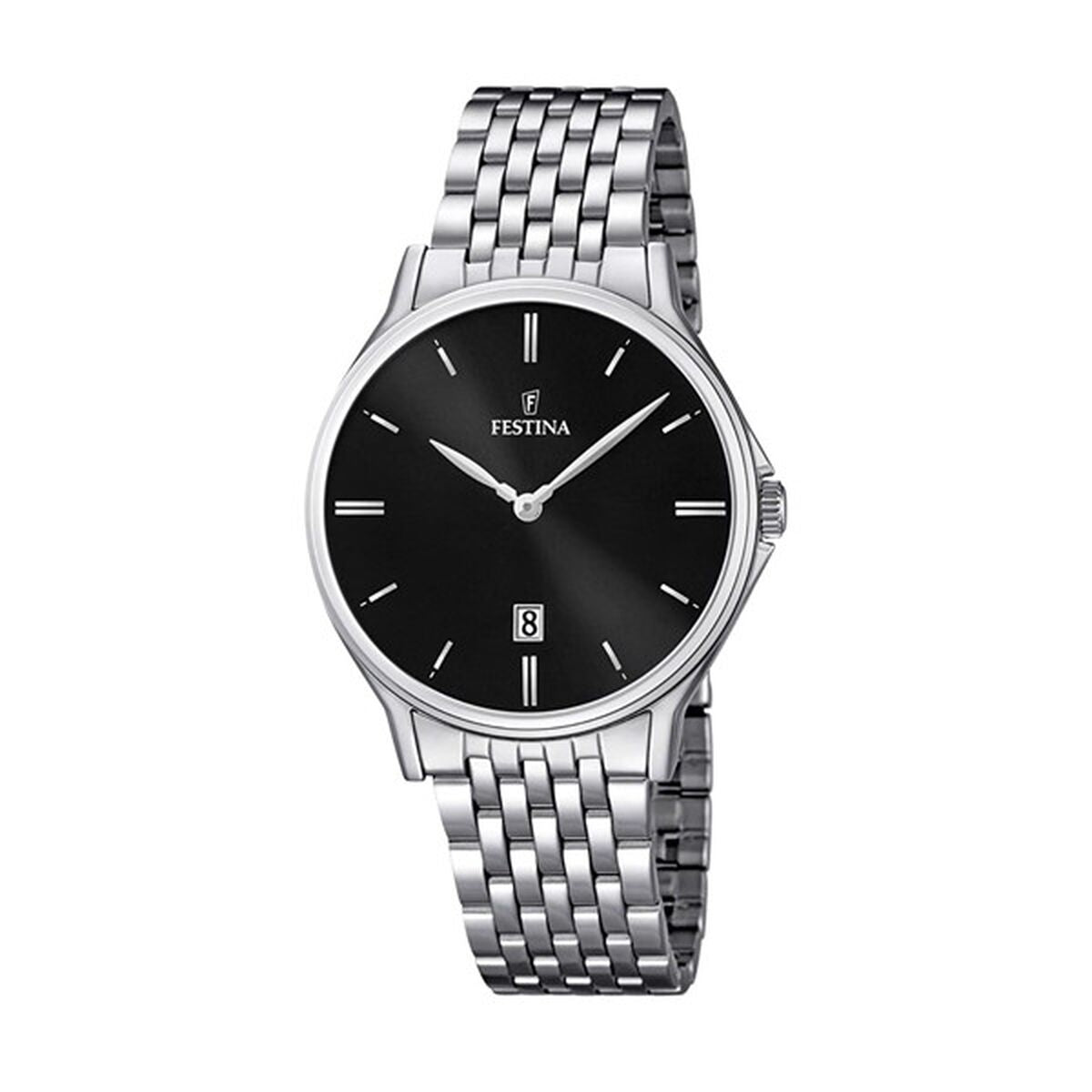 Horloge Heren Festina F16744/4 Zwart Zilverkleurig - Klokken, Heren - Festina