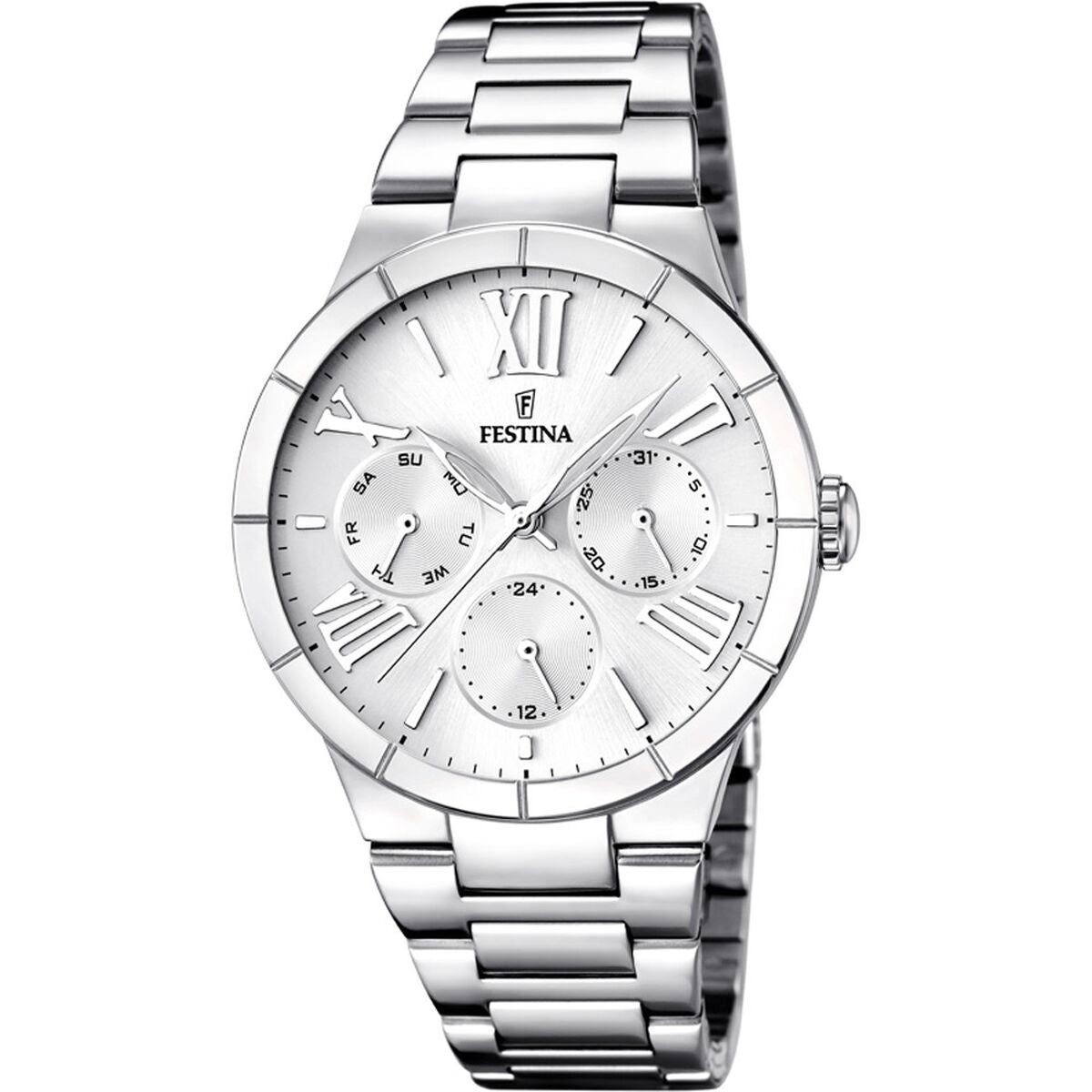 Horloge Heren Festina F16716/1 Zilverkleurig - Klokken, Heren - Festina