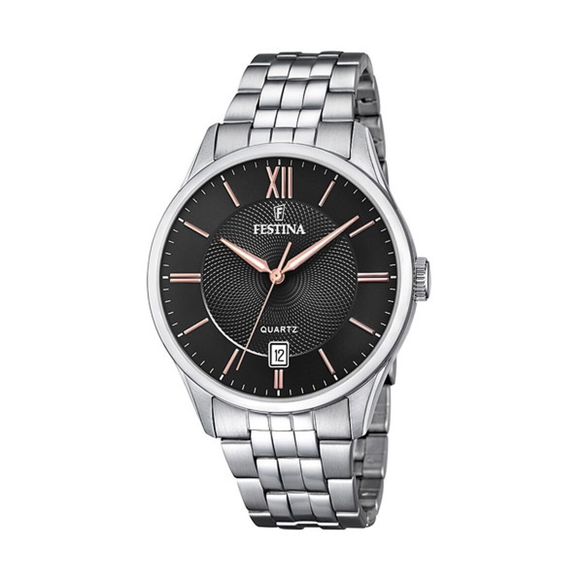 Horloge Heren Festina F20425/6 Zwart Zilverkleurig - Klokken, Heren - Festina