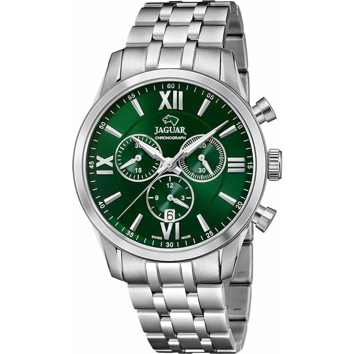 Horloge Heren Jaguar J963/3 Groen Zilverkleurig - Klokken, Heren - Jaguar
