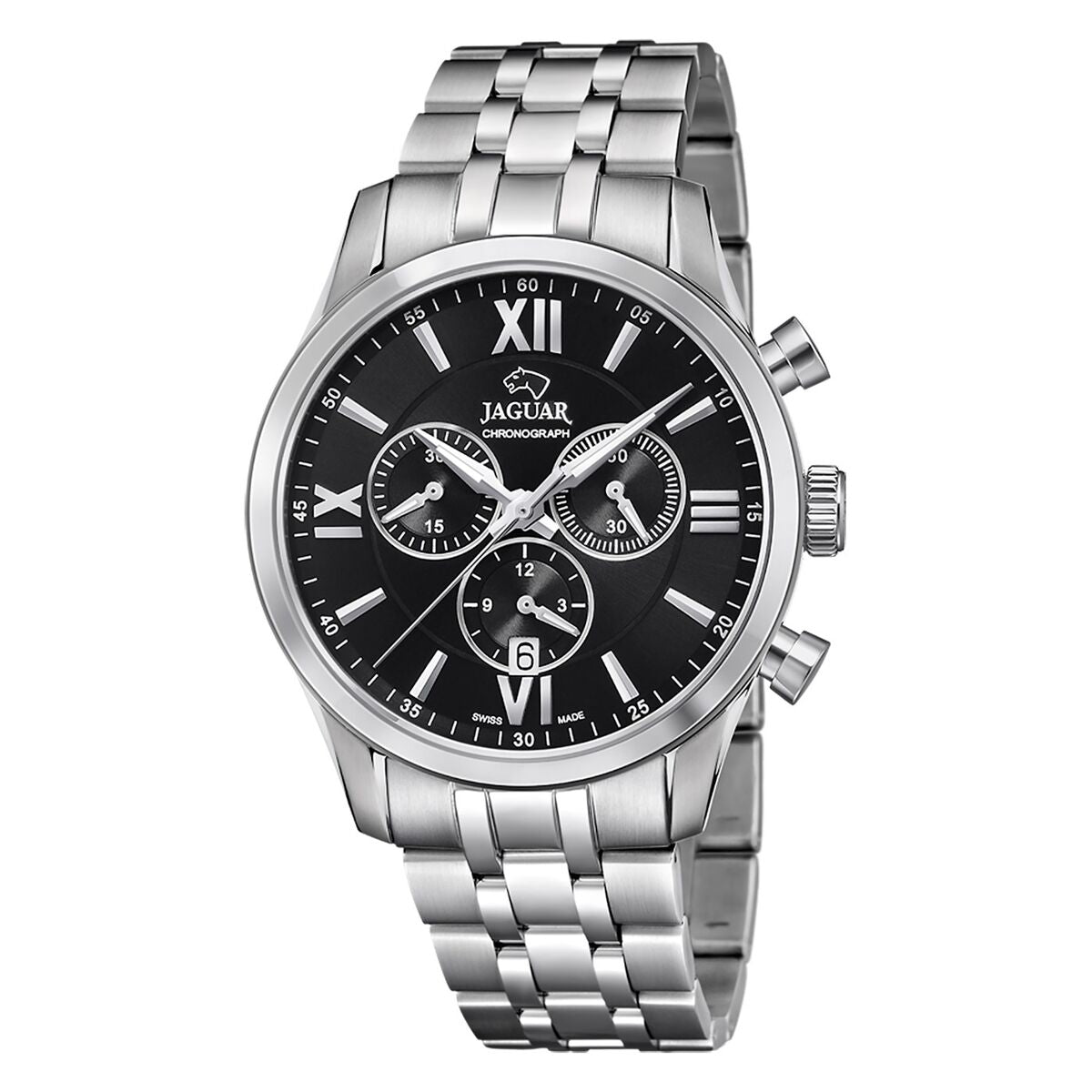 Horloge Heren Jaguar J963/4 Zwart Zilverkleurig - Klokken, Heren - Jaguar