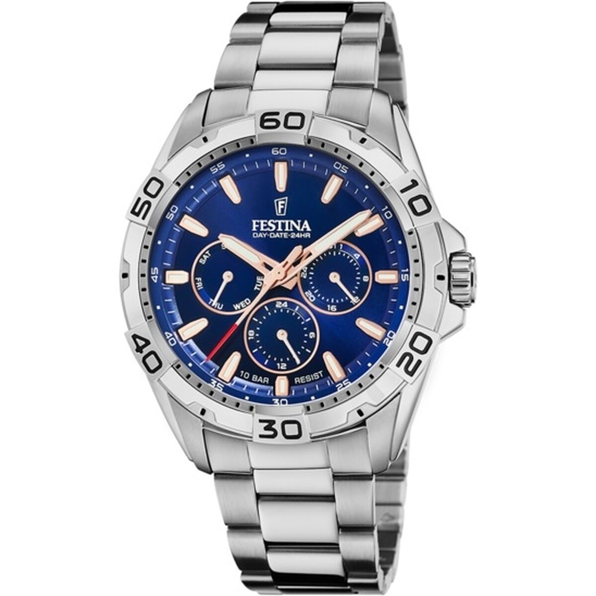 Horloge Heren Festina F20623/2 Zilverkleurig - Klokken, Heren - Festina