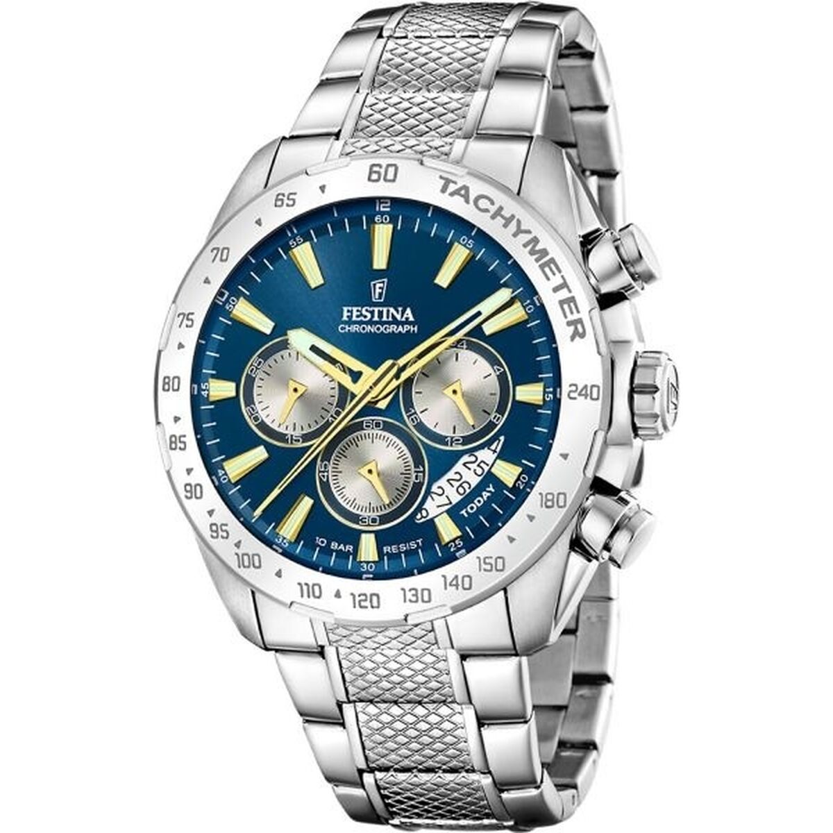 Horloge Heren Festina F20668/5 Zilverkleurig - Klokken, Heren - Festina