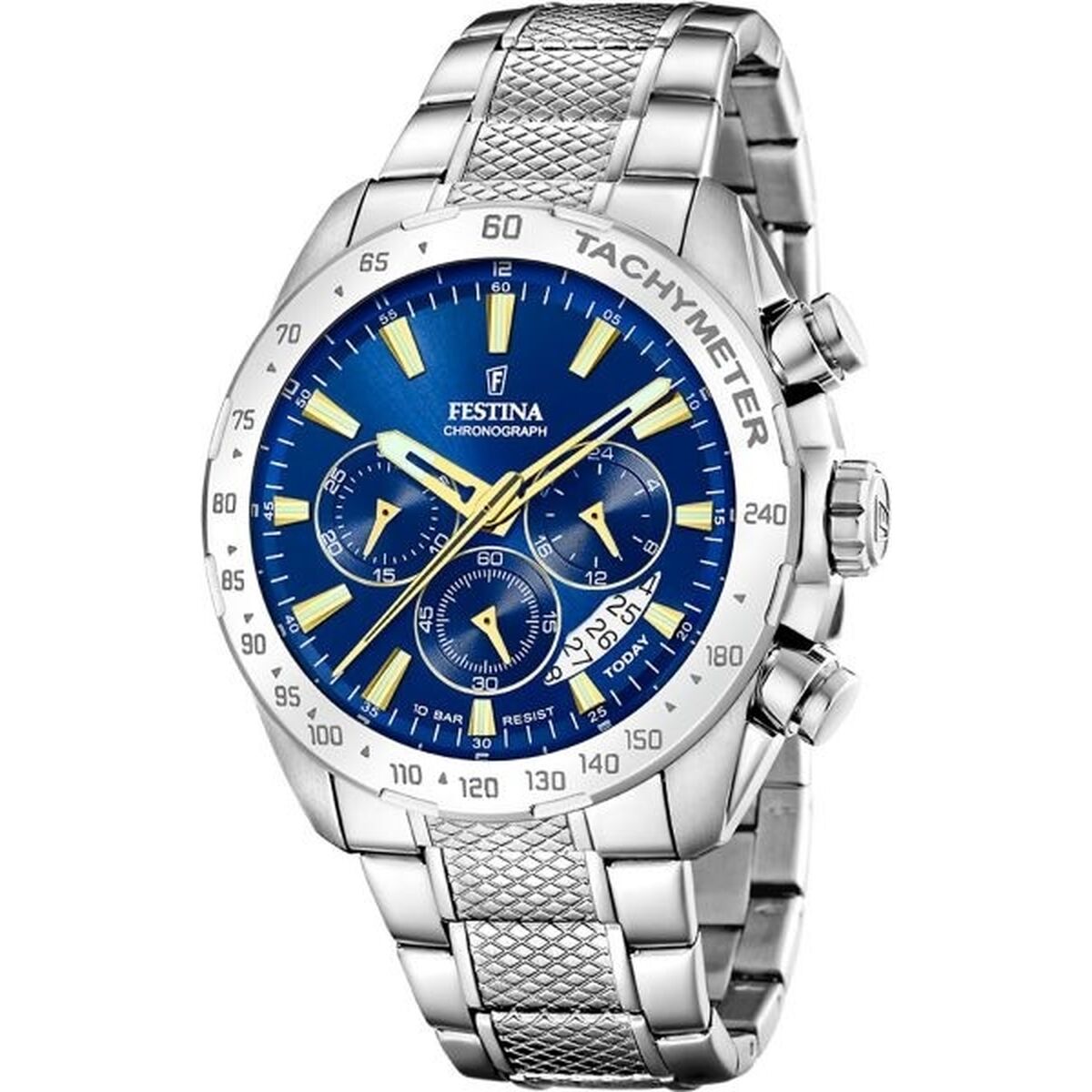 Horloge Heren Festina F20668/2 Zilverkleurig - Klokken, Heren - Festina