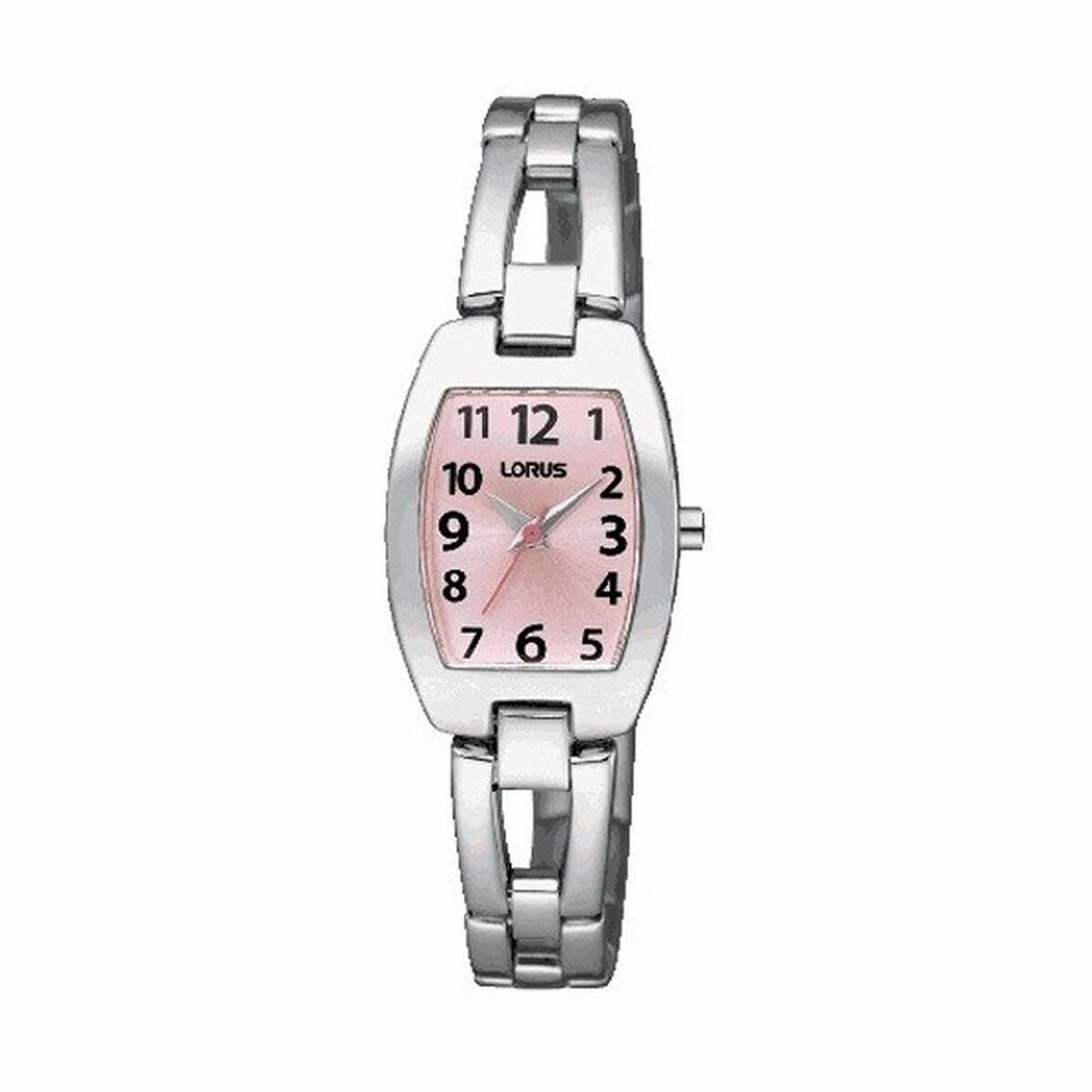 Horloge Heren Lorus RRS67UX9 Roze Zilverkleurig