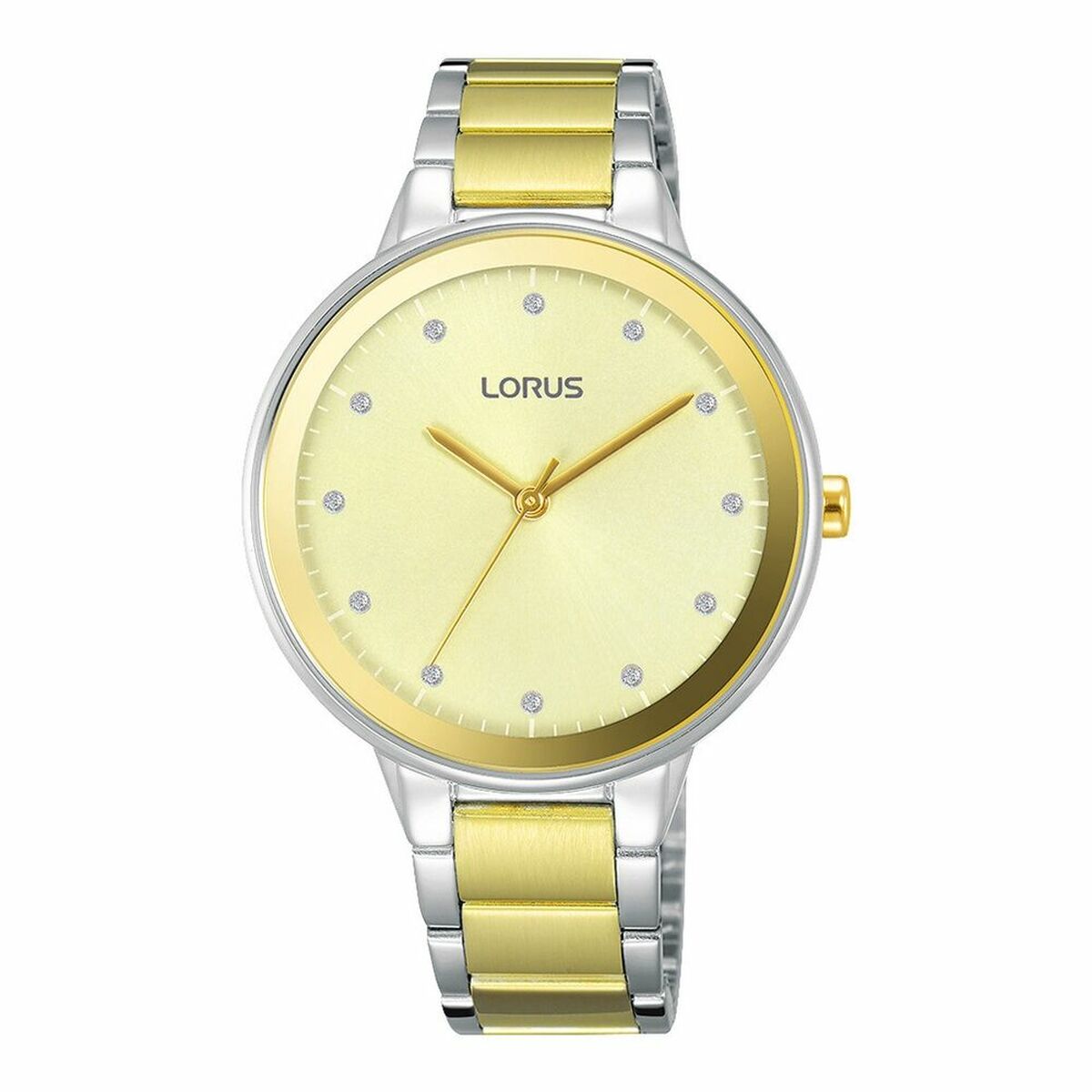 Horloge Heren Lorus RG281LX9 Gouden Zilverkleurig