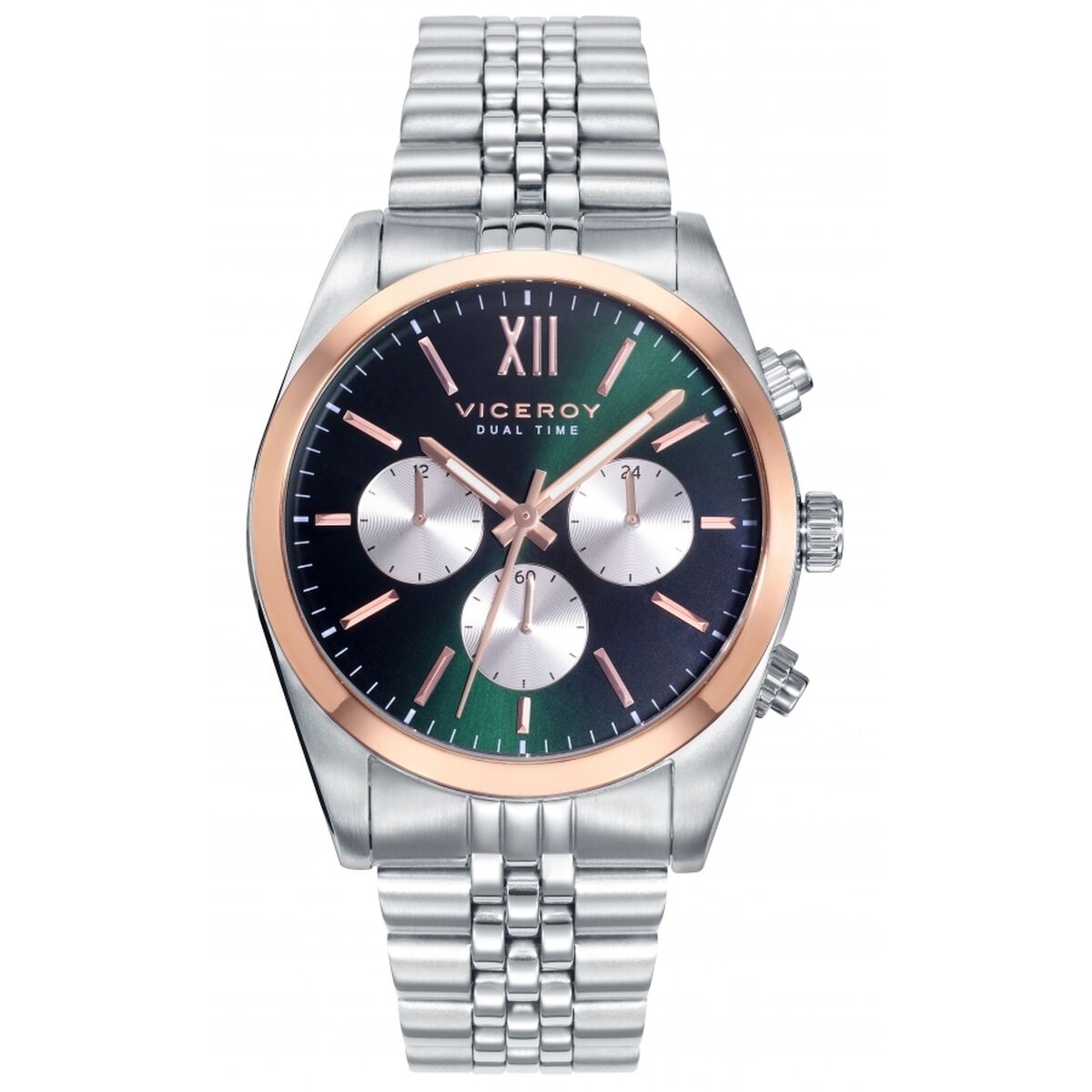 Horloge Heren Viceroy 42423 - 63 Zwart Zilverkleurig (Ø 41 mm) - Klokken, Heren - Viceroy