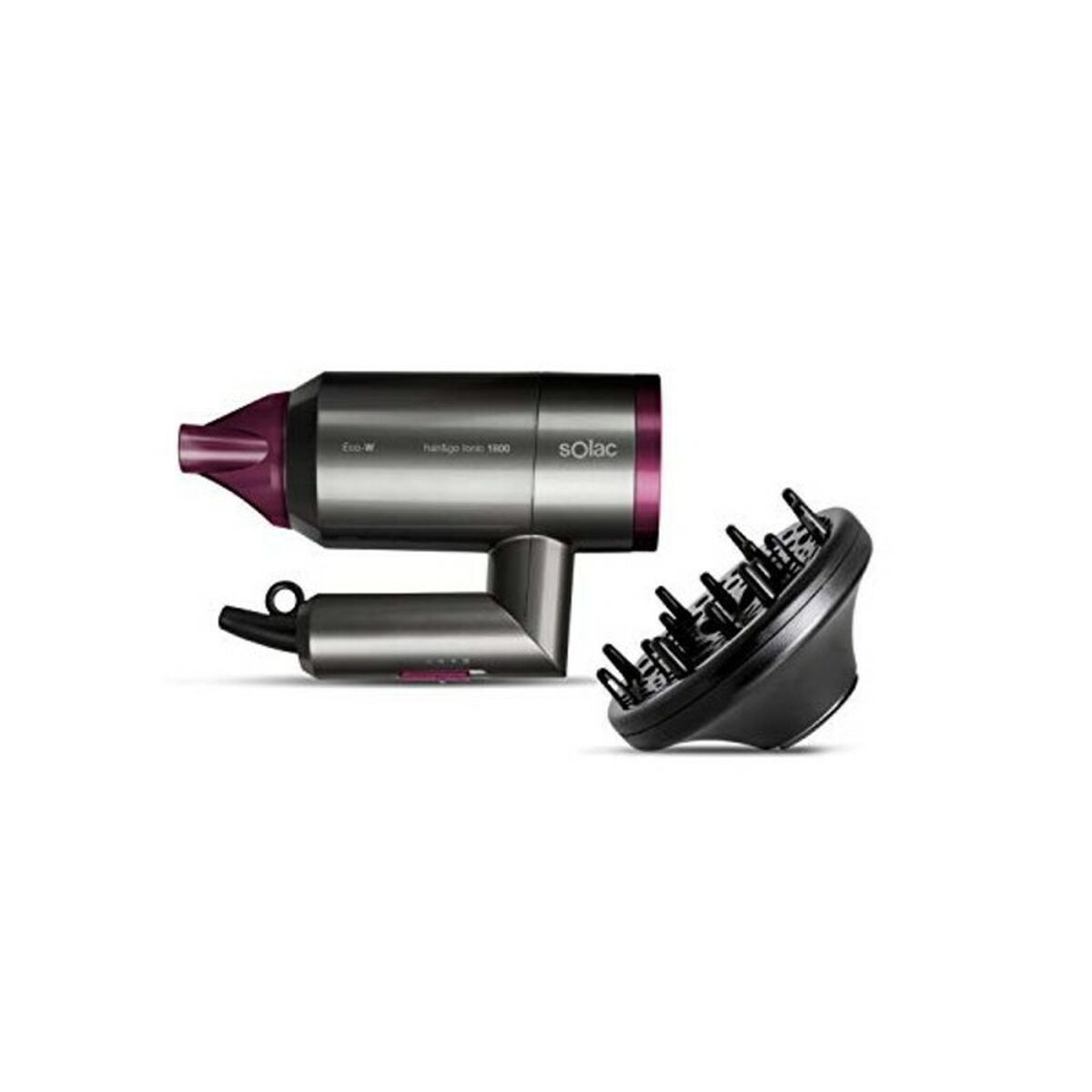 Föhn Solac Hair&Go Ionic Opvouwbaar - Schoonheid, Haarverzorging - Solac