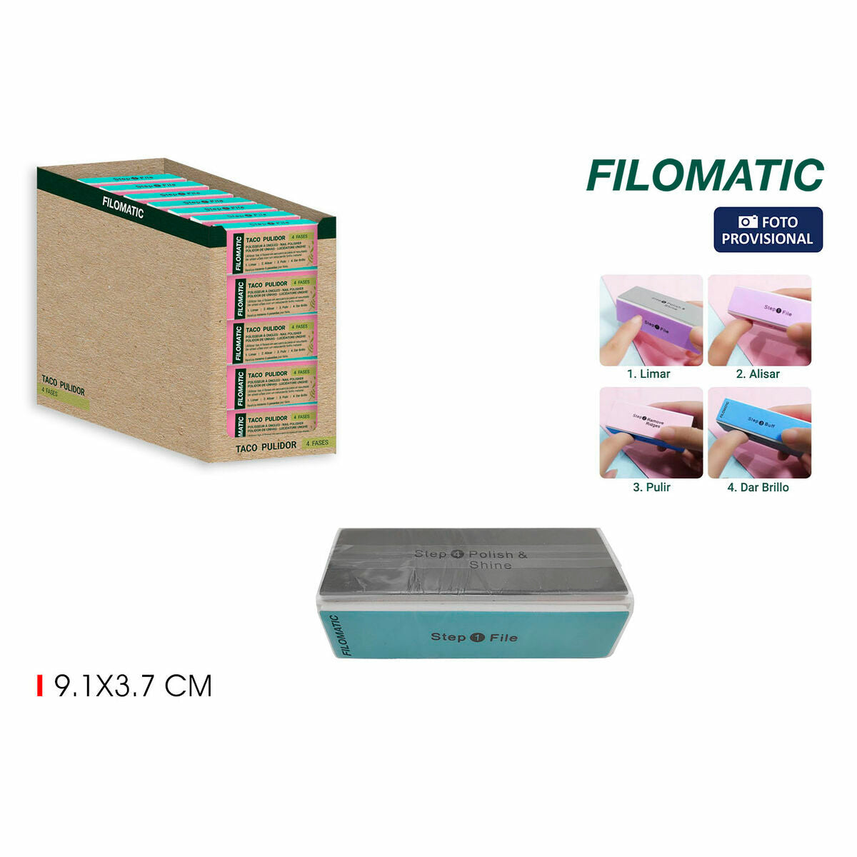 Nagelvijl Filomatic Multifunctioneel (24 Stuks) - Schoonheid, Manicure en pedicure - Filomatic