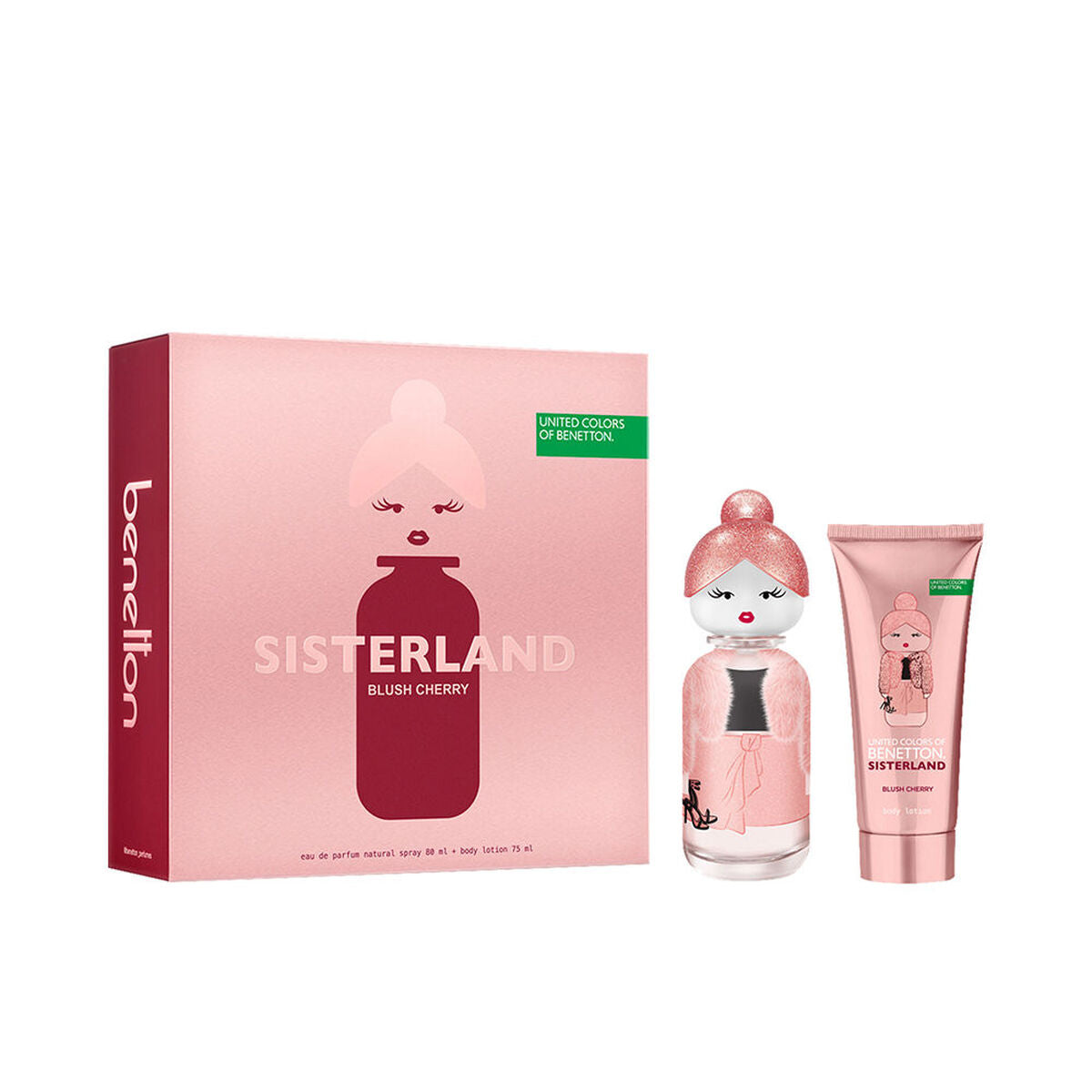 Parfumset voor Dames Benetton Sisterland Blush Cherry 2 Onderdelen