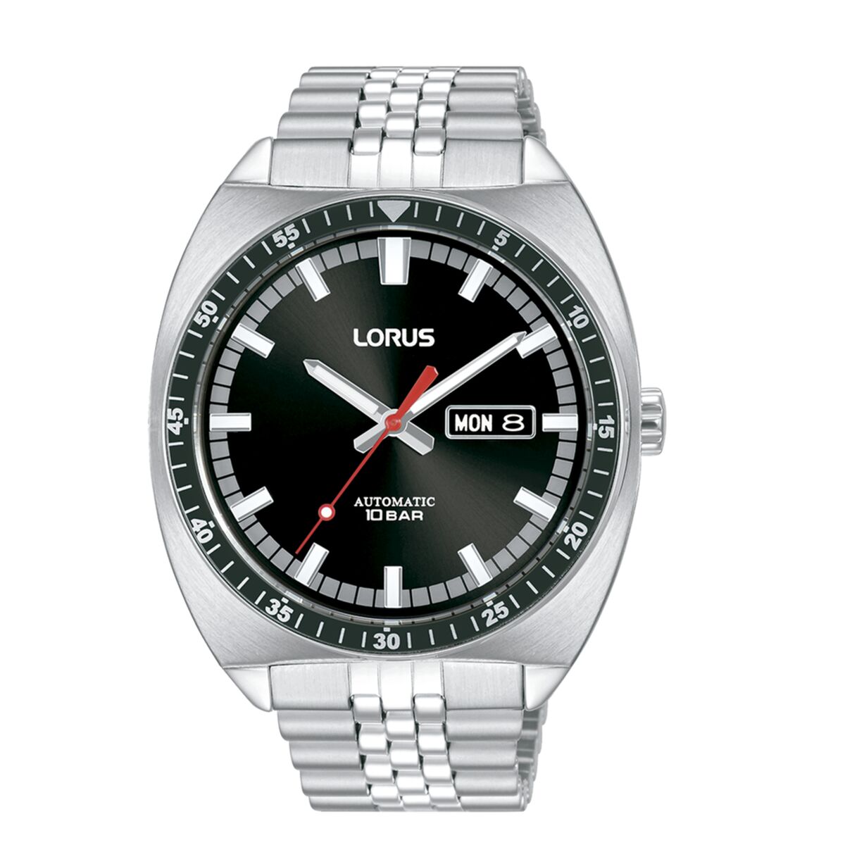 Horloge Heren Lorus RL439BX9 Zwart Zilverkleurig - Klokken, Heren - Lorus