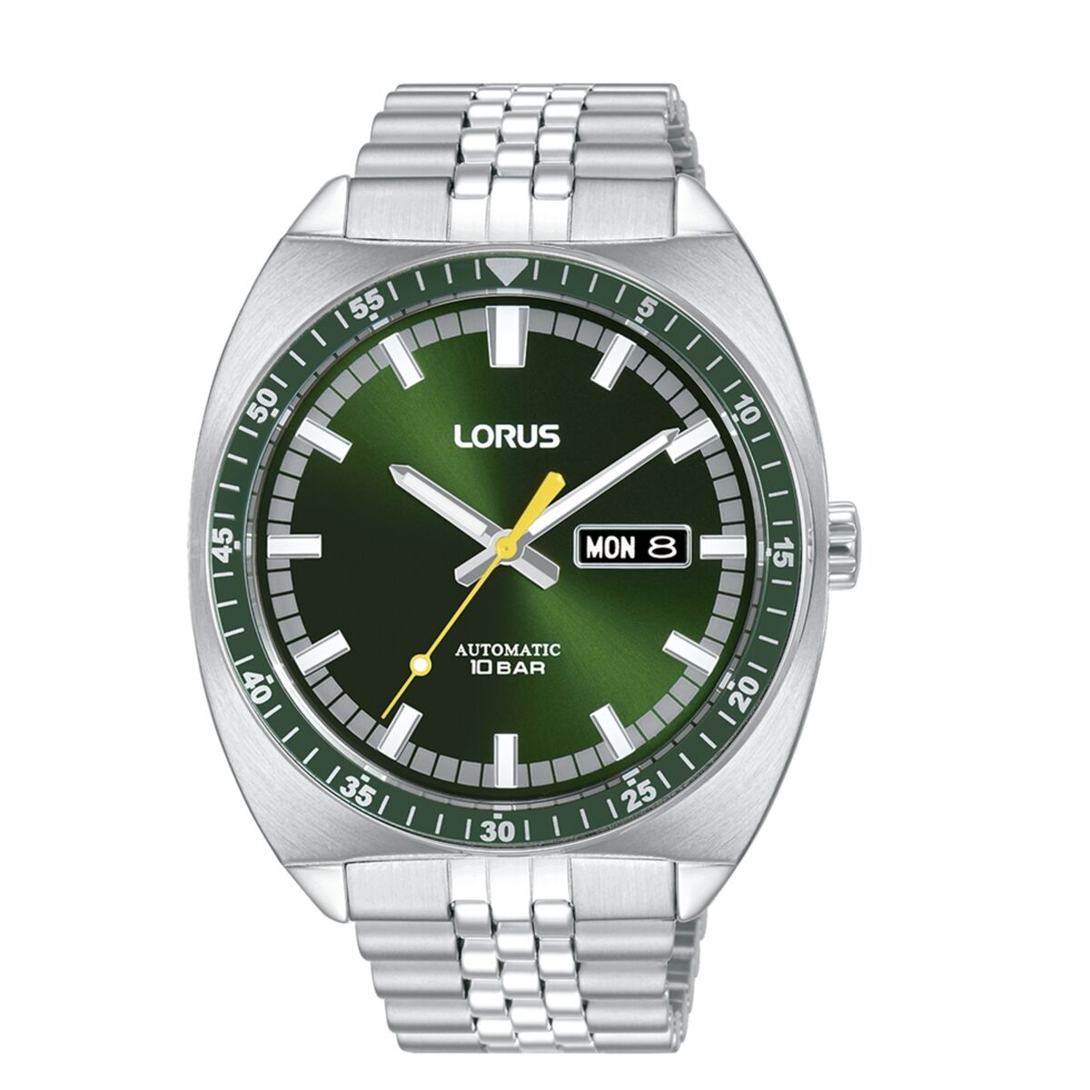 Horloge Heren Lorus RL443BX9 Groen Zilverkleurig - Klokken, Heren - Lorus