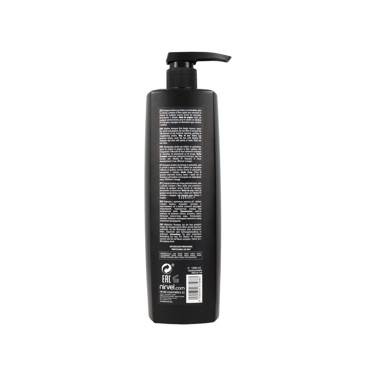 Shampoo Nirvel Basic Alkaline Ph 1 L - Schoonheid, Haarverzorging - Nirvel